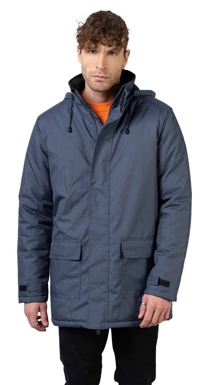 Μακρύ Παρκά 00126 About Basics Form Navy