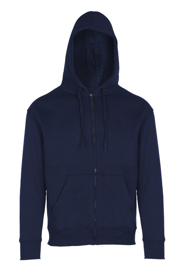 Unisex Ζακέτα Φούτερ με Κουκούλα 00150Β About Basics Dust French Navy