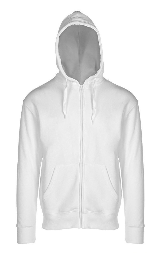 Unisex Ζακέτα Φούτερ με Κουκούλα 00150Β About Basics Dust White