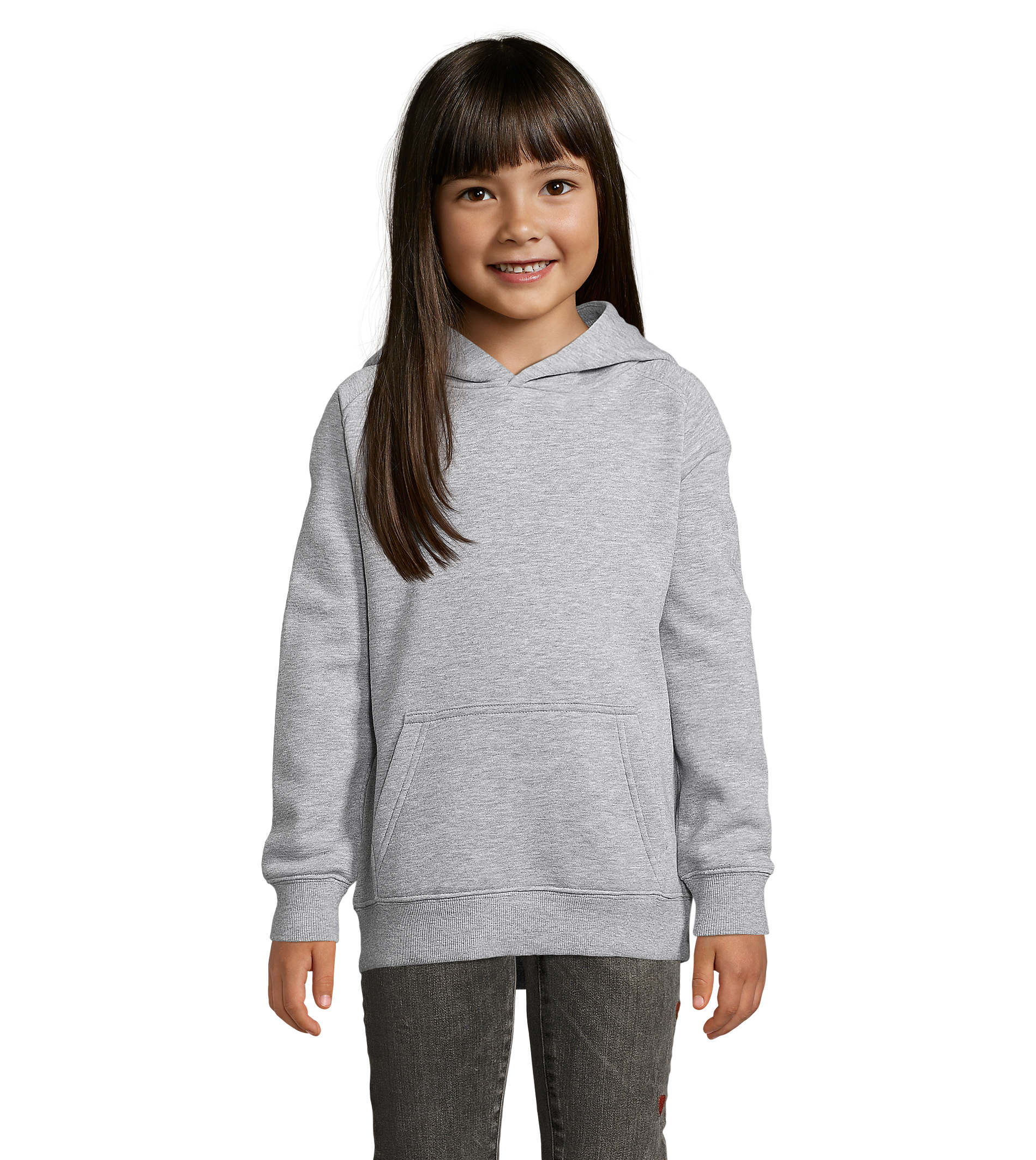 Παιδικό Φούτερ με Κουκούλα 03576 Sol's Stellar Kids Grey Melange