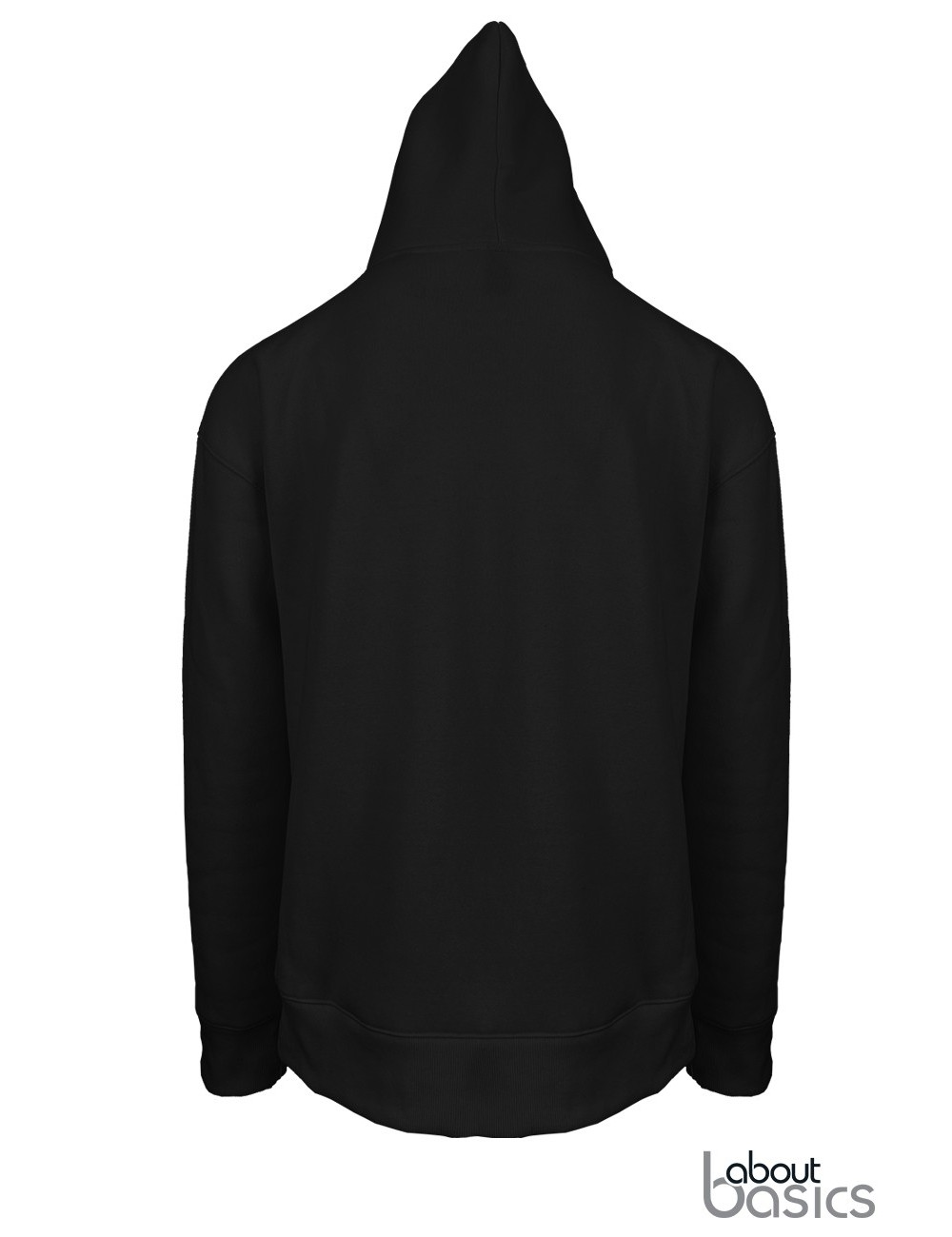 Unisex Φούτερ με Κουκούλα 00148Β About Basics Seed Black ανδρικά Simple Wear