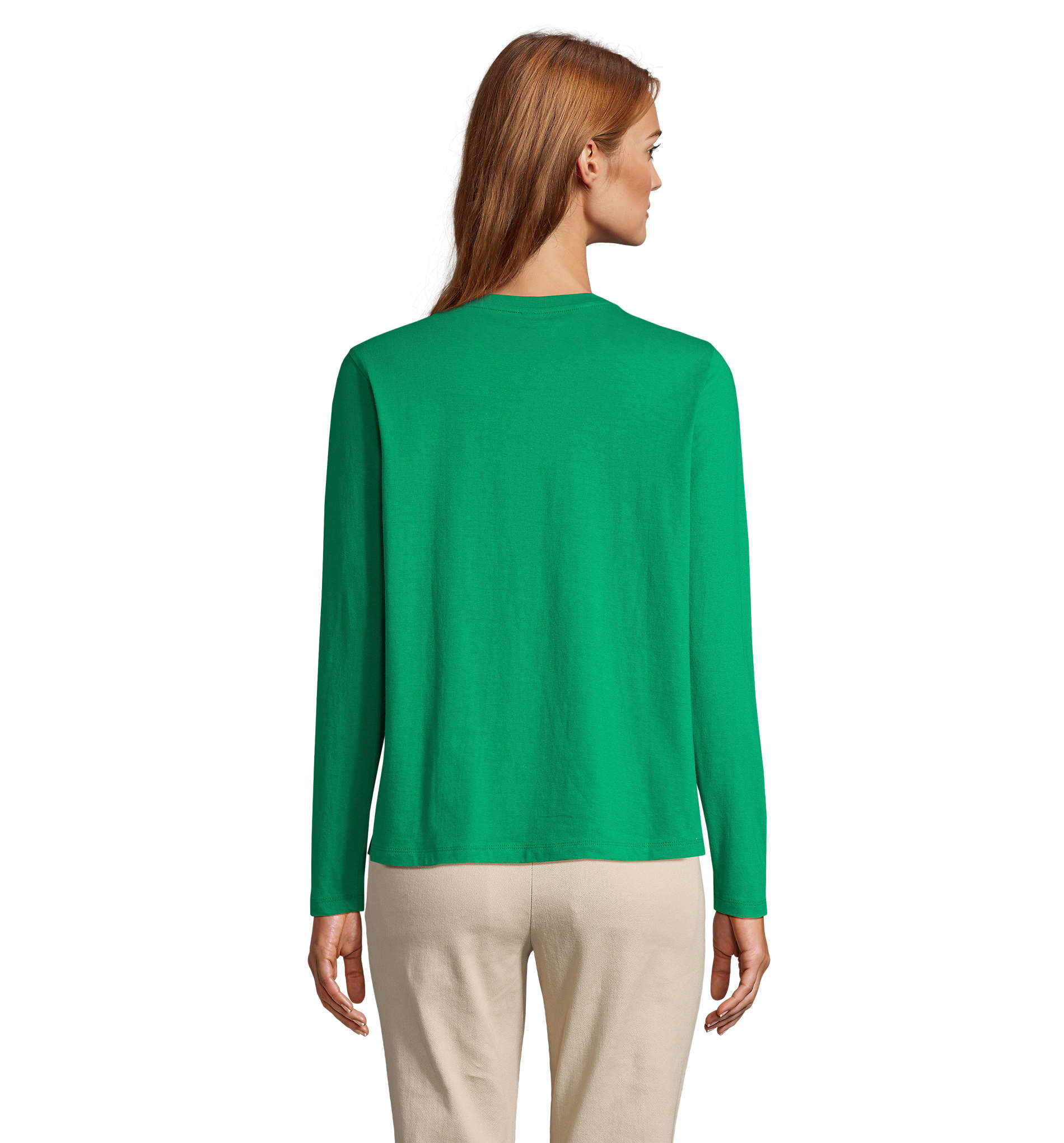 Γυναικείο Μακρυμάνικο T-shirt 04443 Sol's Monarch Women Kelly Green