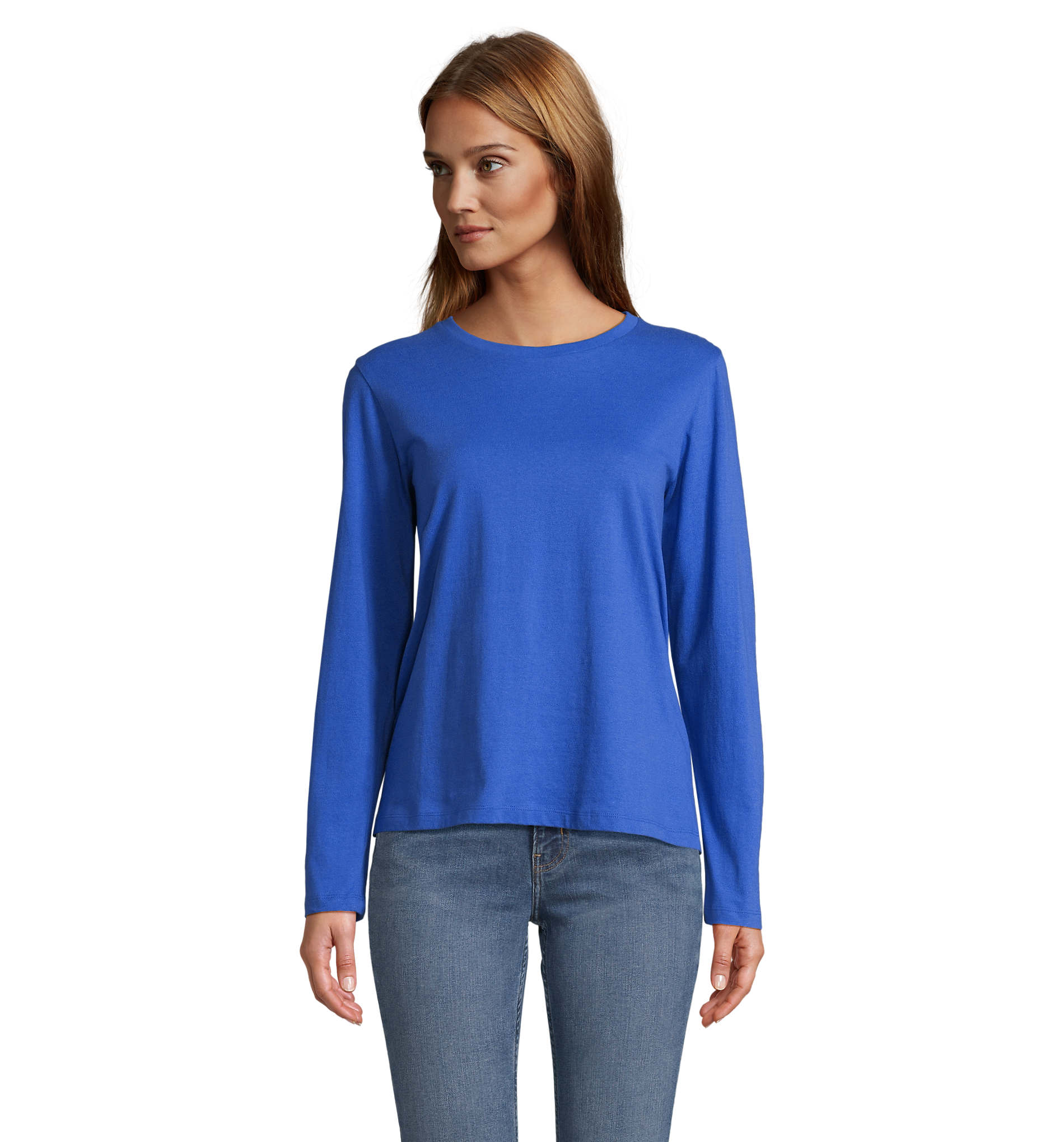 Γυναικείο Μακρυμάνικο T-shirt 04443 Sol's Monarch Women Royal Blue