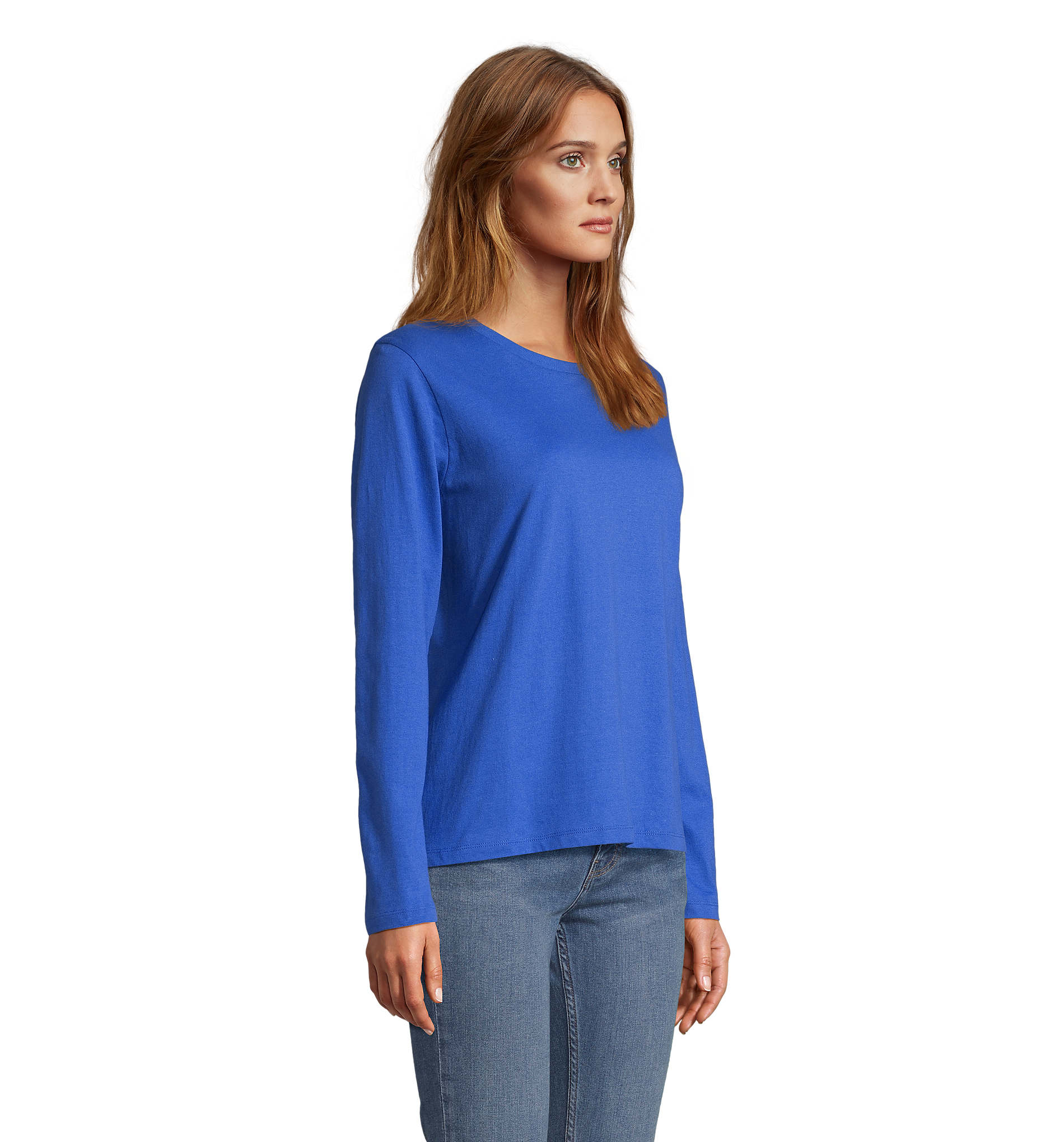 Γυναικείο Μακρυμάνικο T-shirt 04443 Sol's Monarch Women Royal Blue