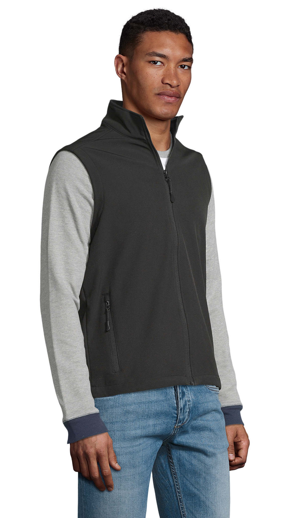 Ανδρικό Softshell Γιλέκο 02887 Sol&Apos S Race Bw Men Black ανδρικά Μπουφάν Simple Wear