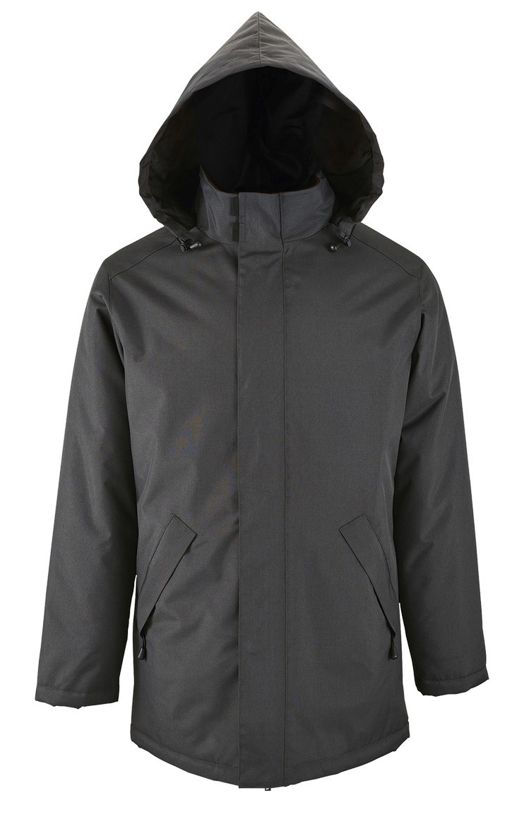 Unisex Μακρύ Παρκά 02109 Sol's Robyn Charcoal Grey