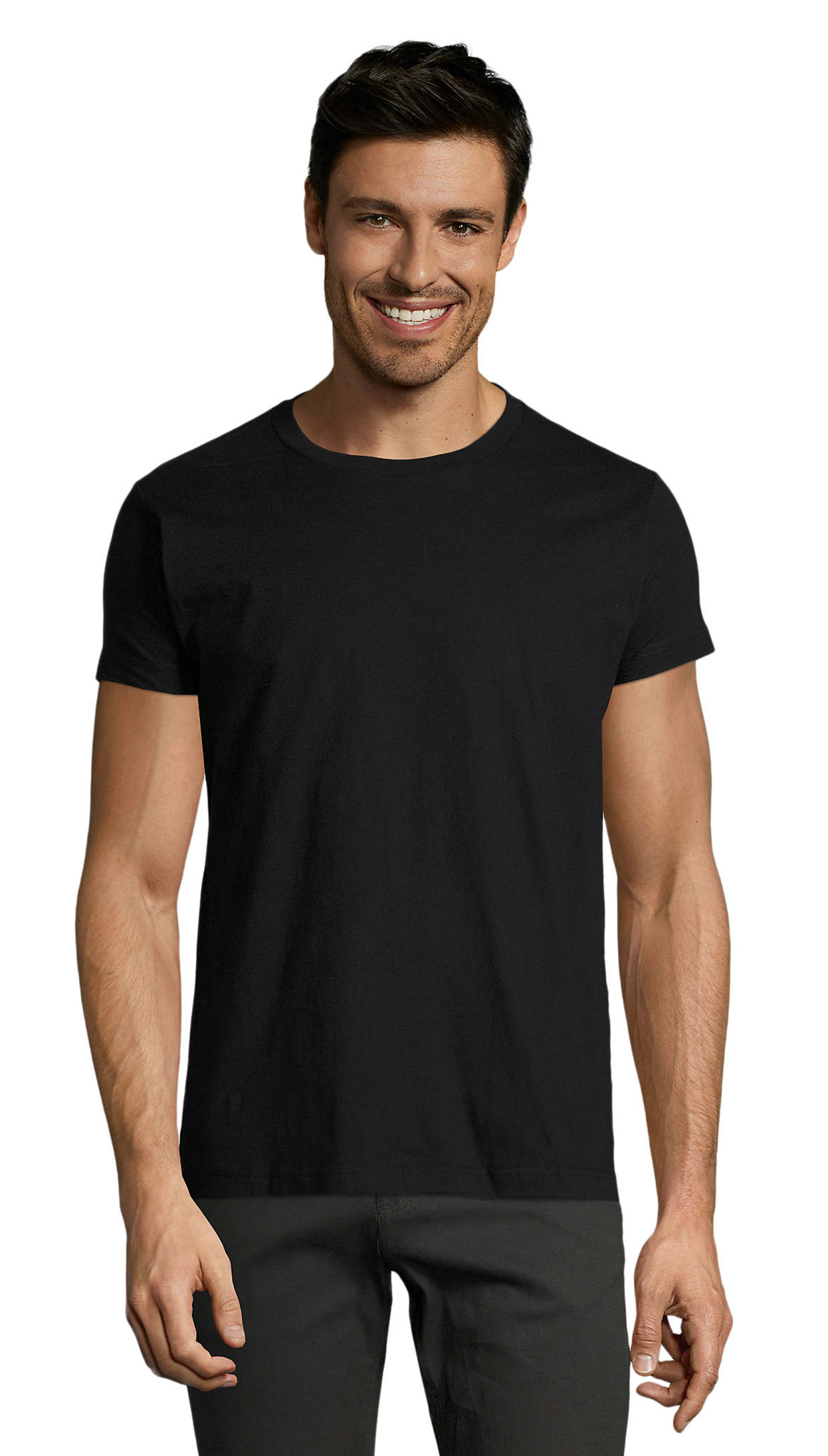 Ανδρικό T-shirt 00580 Sol's Imperial Fit Deep Black