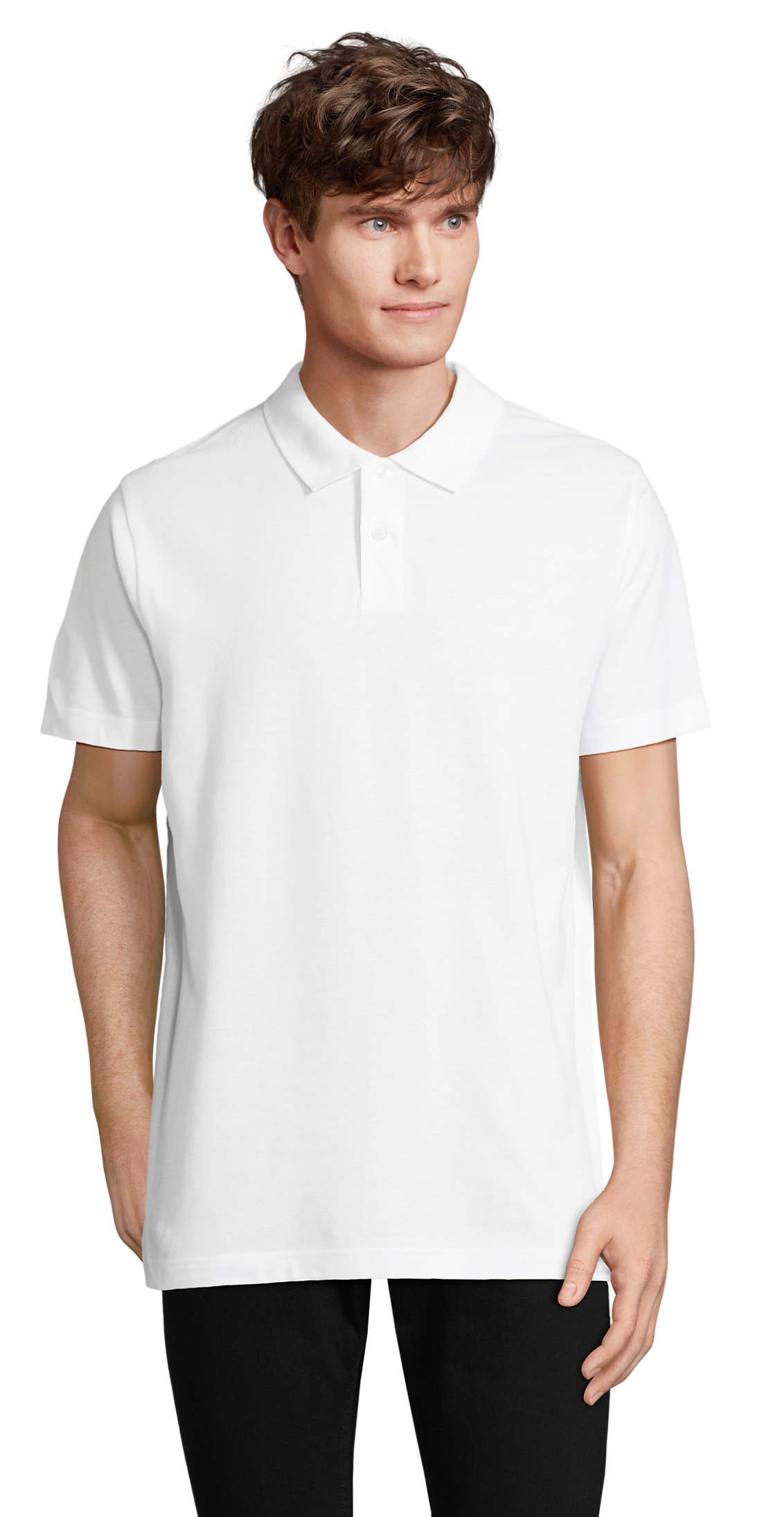 Unisex Μπλούζα Πόλο Πικέ 04502 Sol's Pulse White