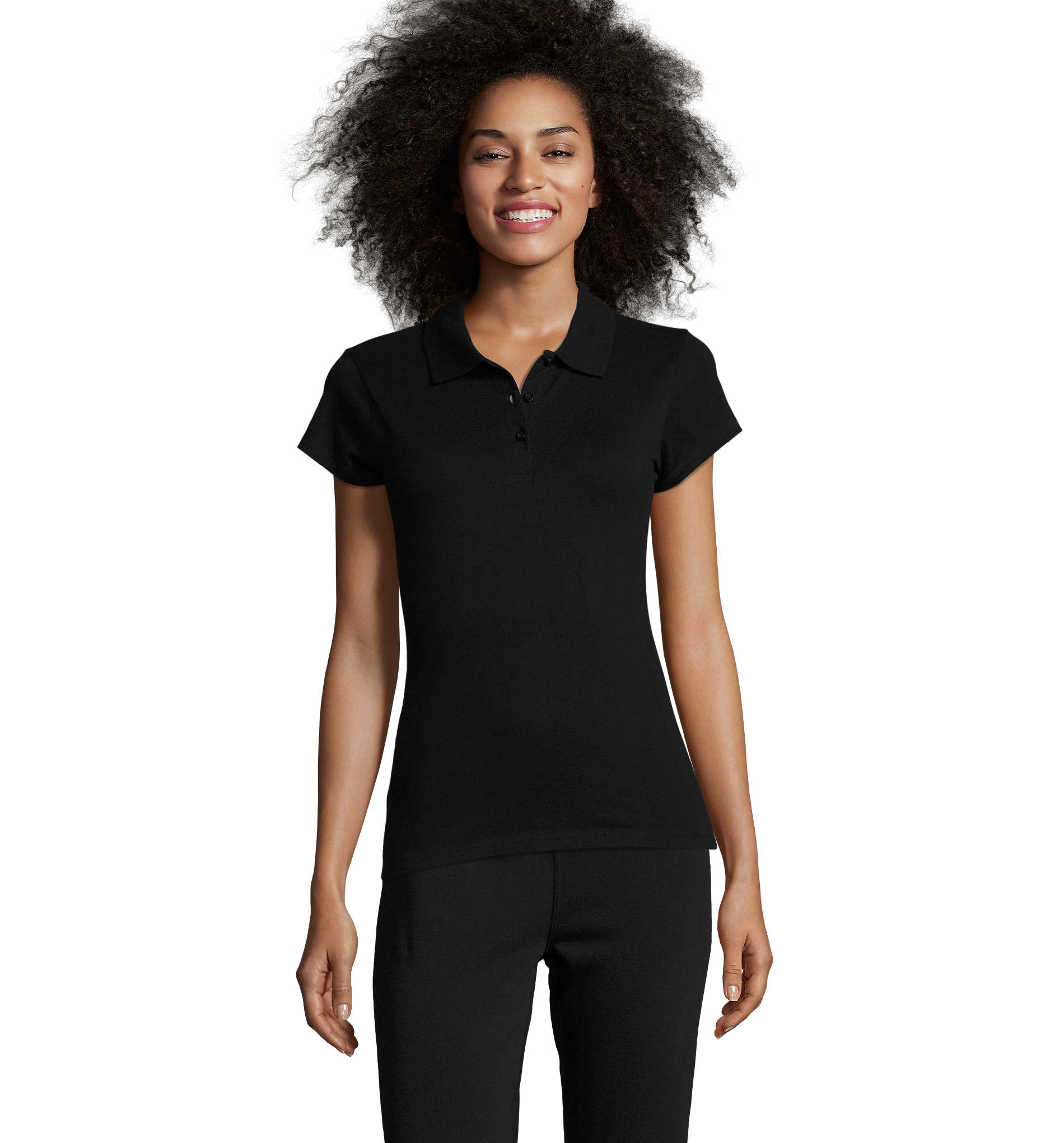 Γυναικείο Μπλουζάκι Polo 11376 Sol's Prescott Women Deep Black