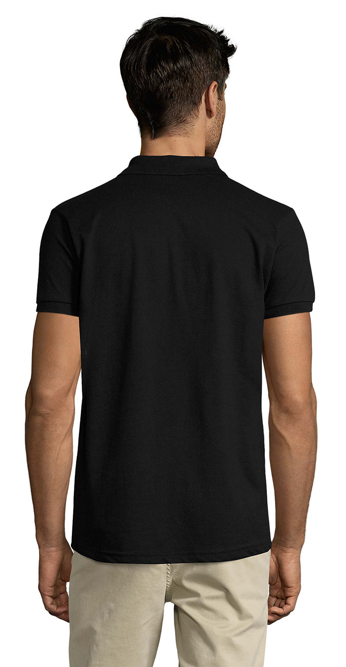 Ανδρική Μπλούζα Polo Πικέ 00571 Sol&Apos S Prime Men Black ανδρικά Μπλούζες Simple Wear