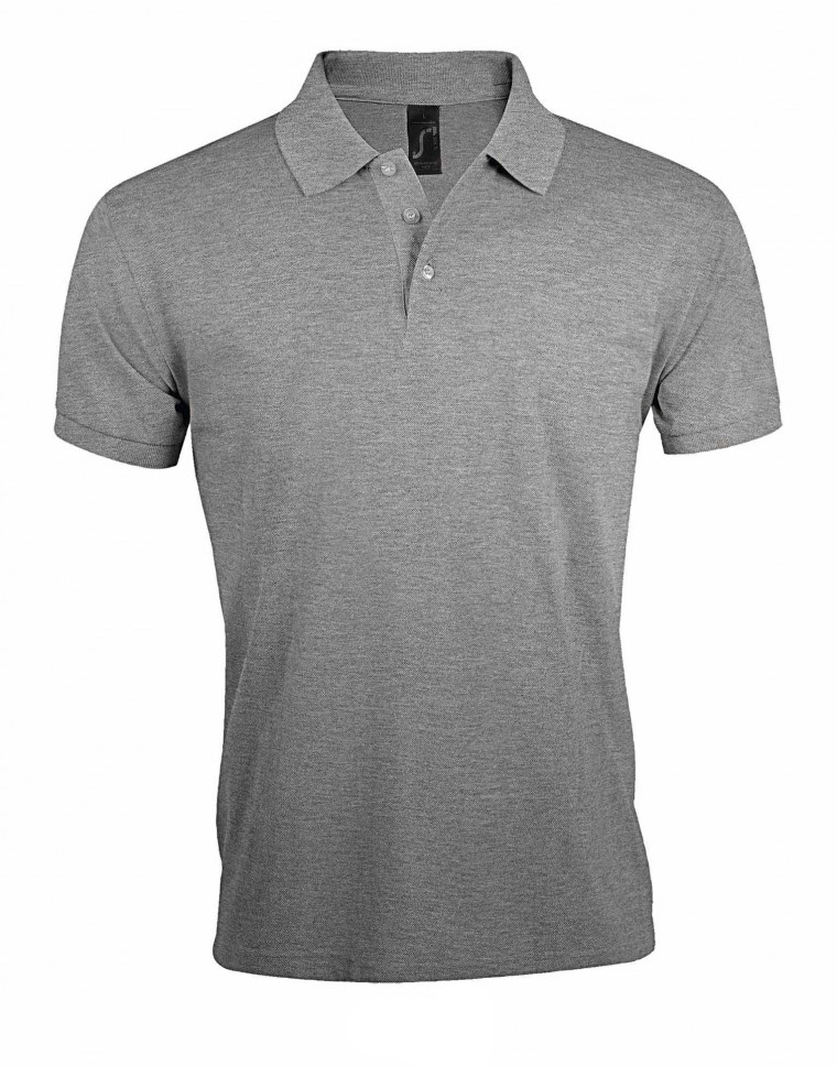 Ανδρική Μπλούζα Polo Πικέ 00571 Sol&Apos S Prime Men Grey Melange ανδρικά Μπλούζες Simple Wear