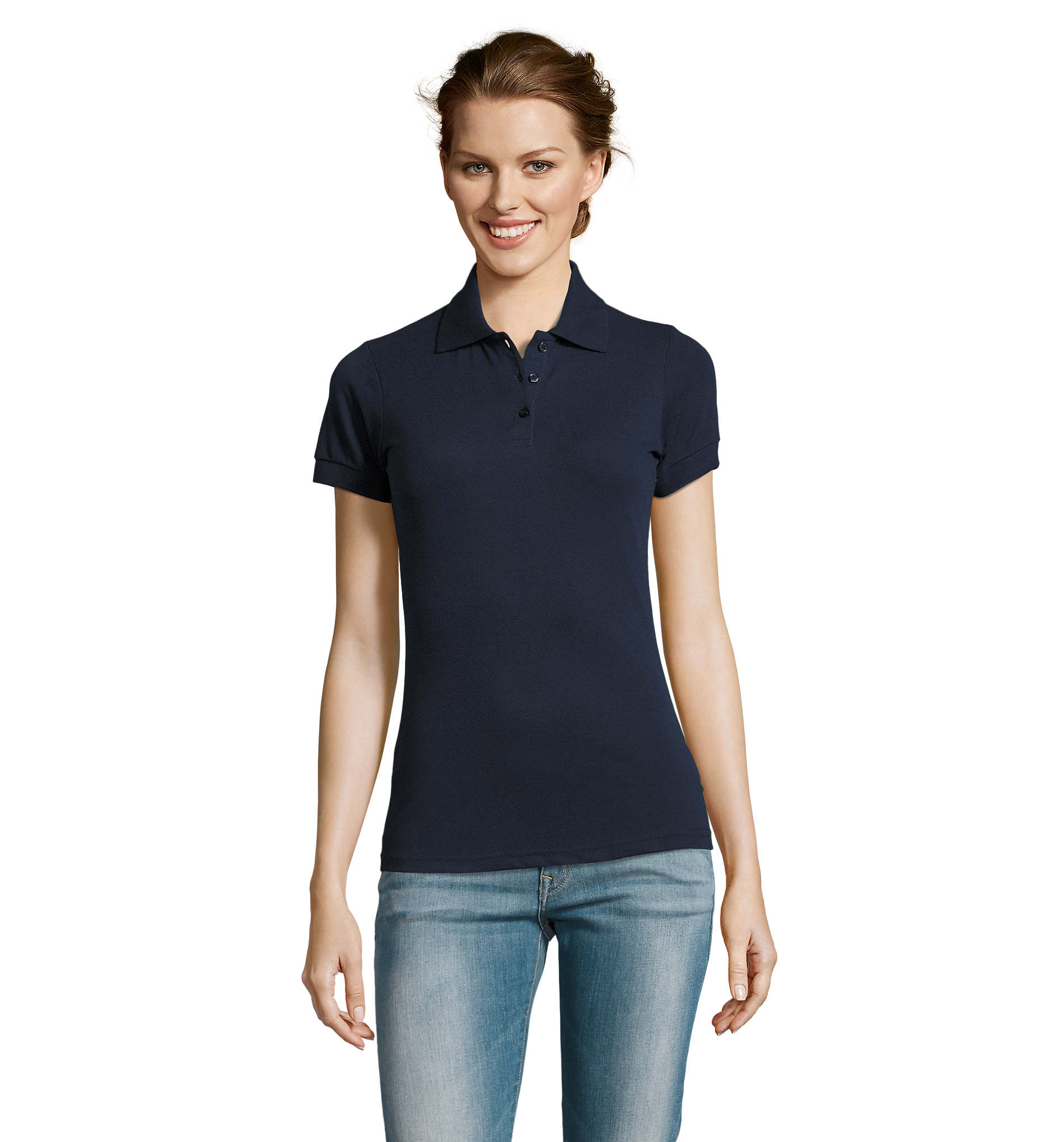 Γυναικείο Πόλο Πικέ 00573 Sol's Prime Women French Navy