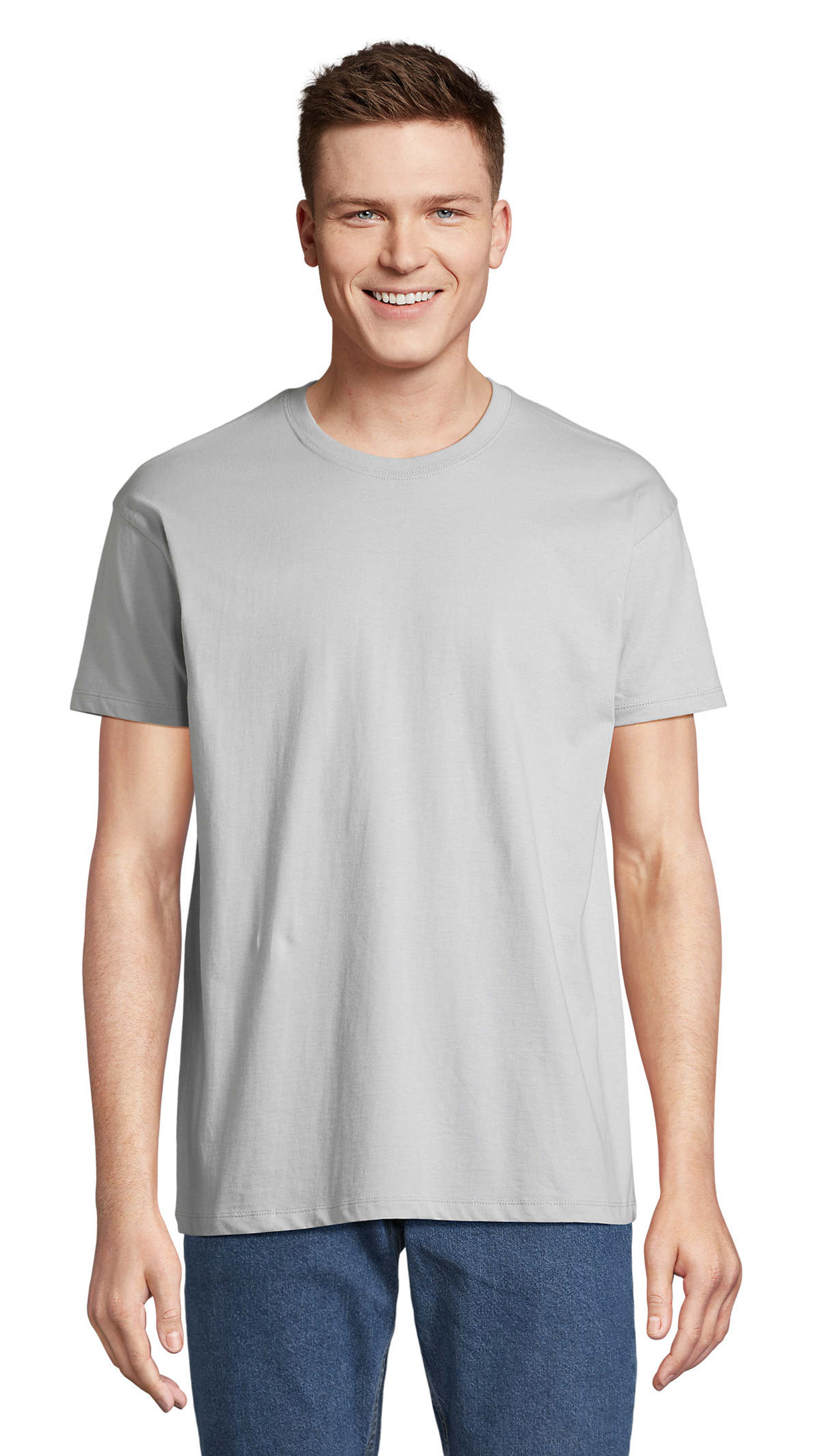 Ανδρικό T-shirt 11500 Sol's Imperial Pure Grey