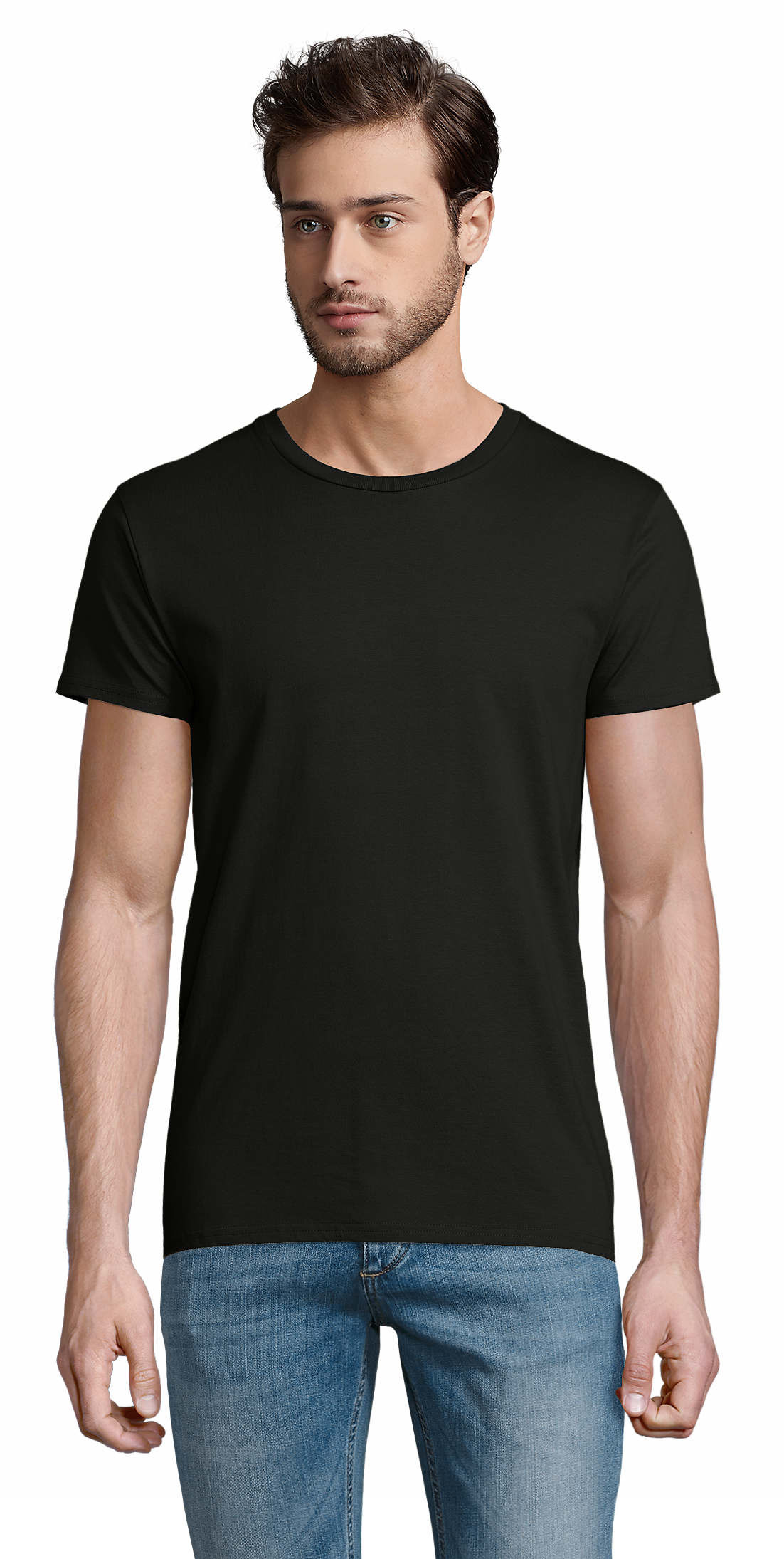 Ανδρικό T-shirt 03565 Sol's Pioneer Men Organic Cotton Deep Black