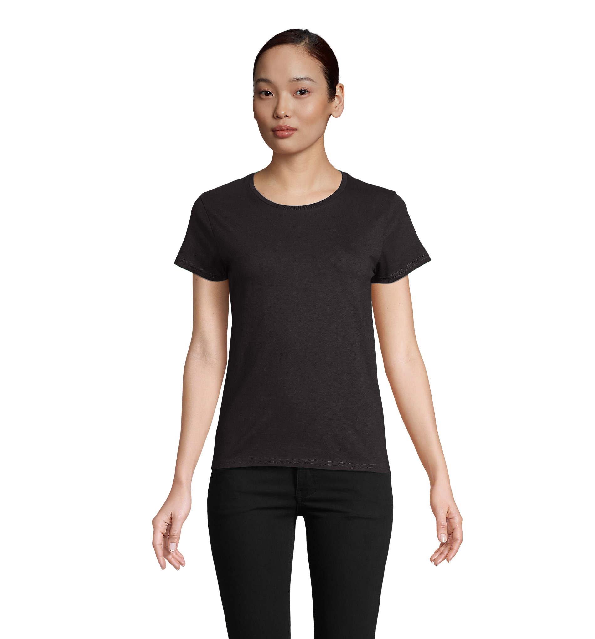Γυναικείο T-shirt 03581 Sol's Crusader Women από Οργανικό Βαμβάκι Deep Black