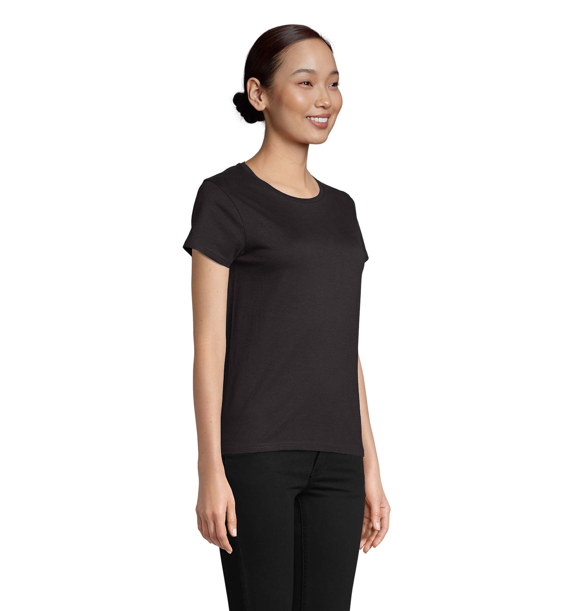 Γυναικείο T-shirt 03581 Sol's Crusader Women από Οργανικό Βαμβάκι Deep Black
