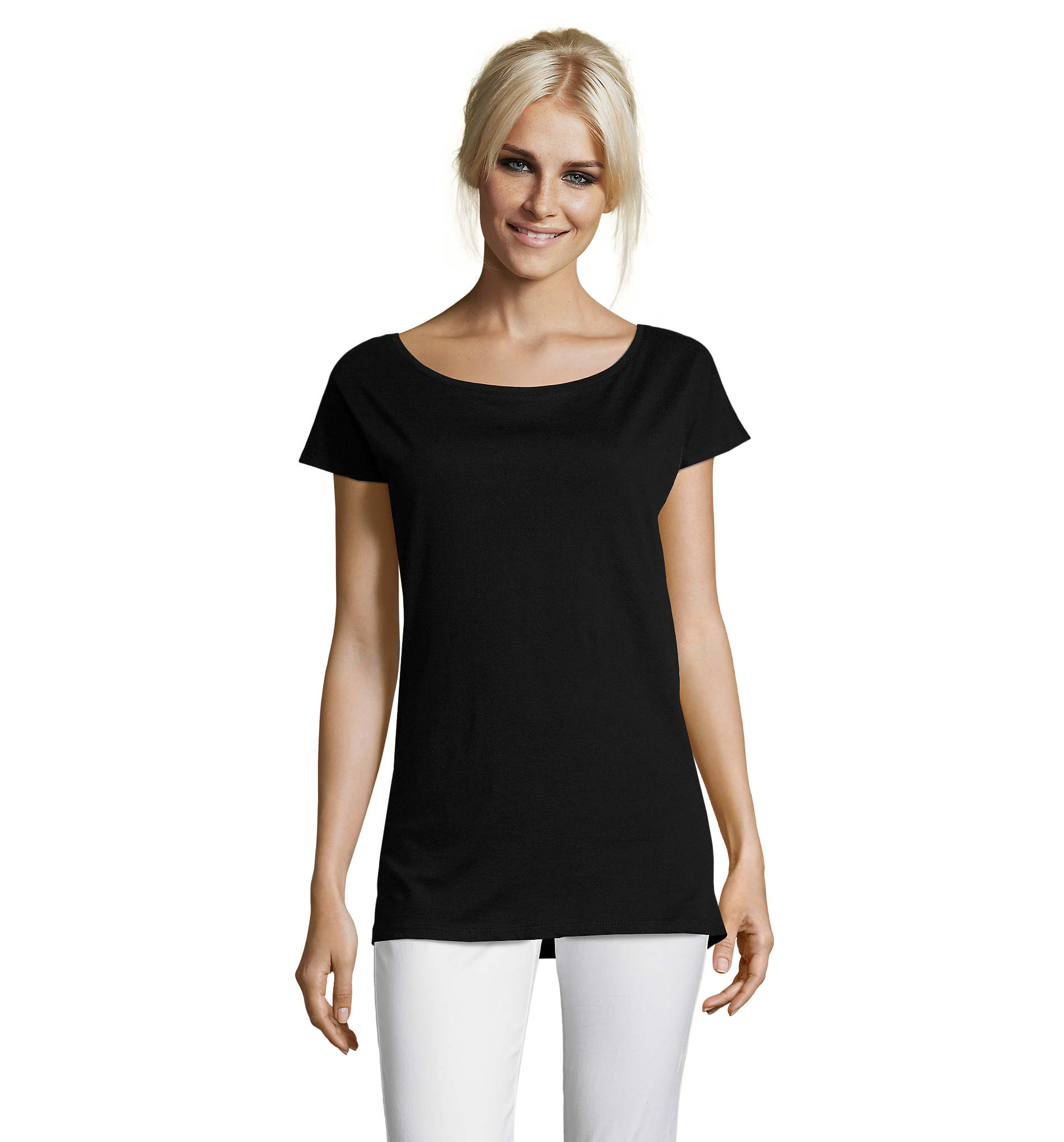 Γυναικείο T-shirt 11398 Sol's Marylin Deep Black