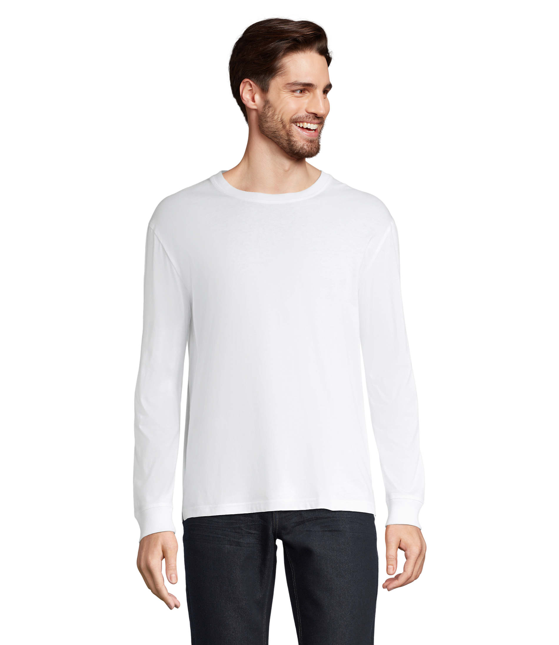 Μακρυμάνικο T-shirt 03982 Sol's Pioneer LSL White