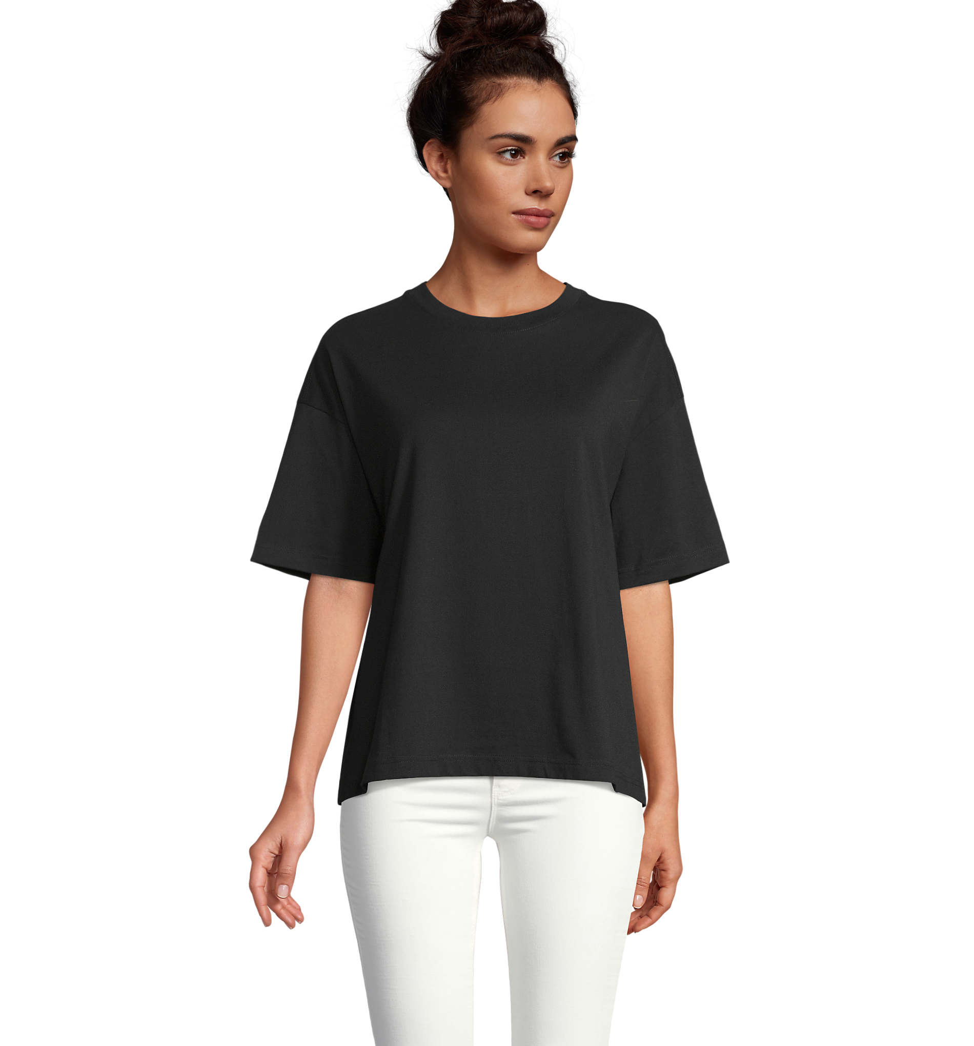 Γυναικείο T-shirt Oversized 03807 Sol's Boxy Women Deep Black
