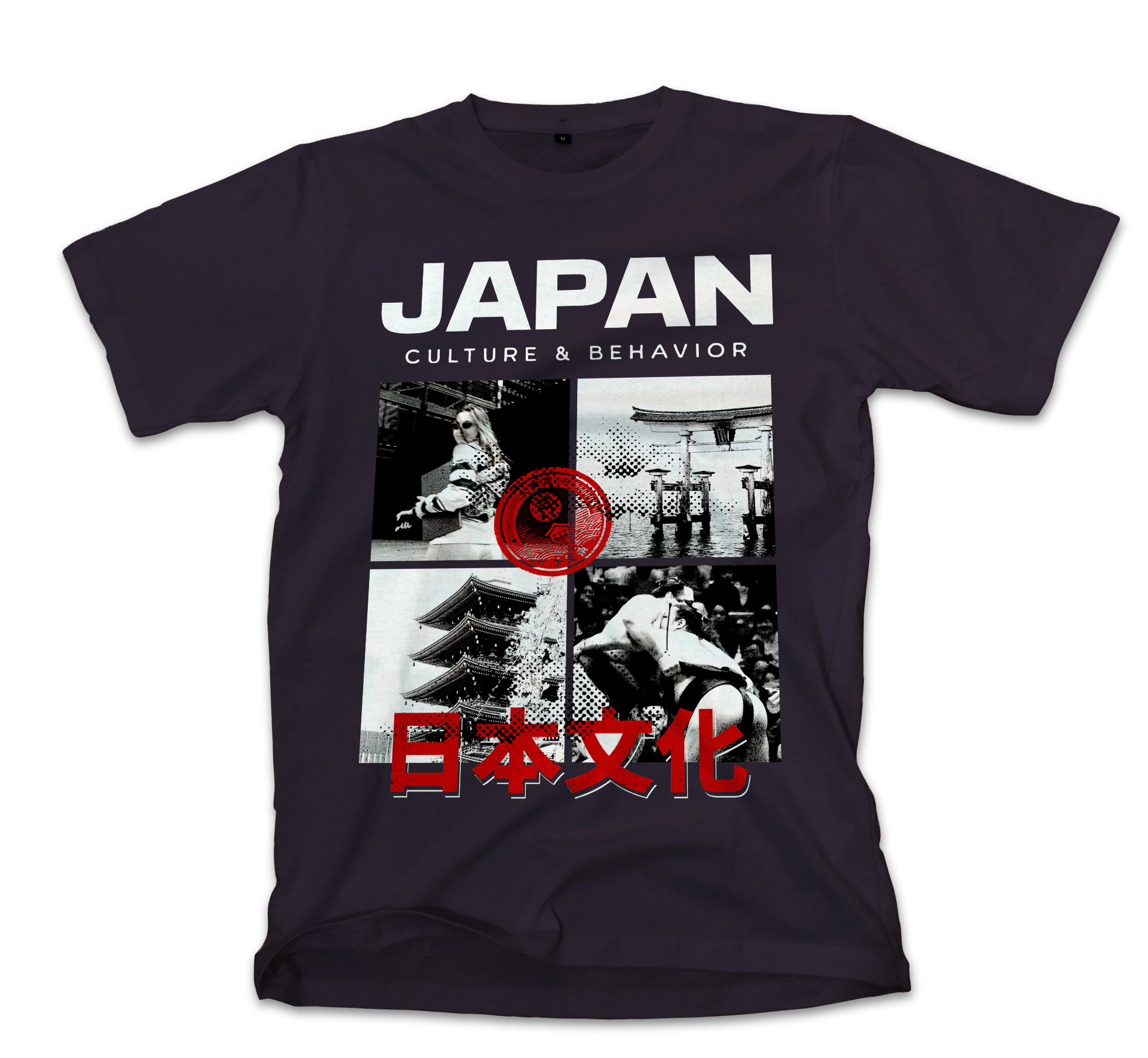 T-Shirt Japan Culture Pop Culture Black