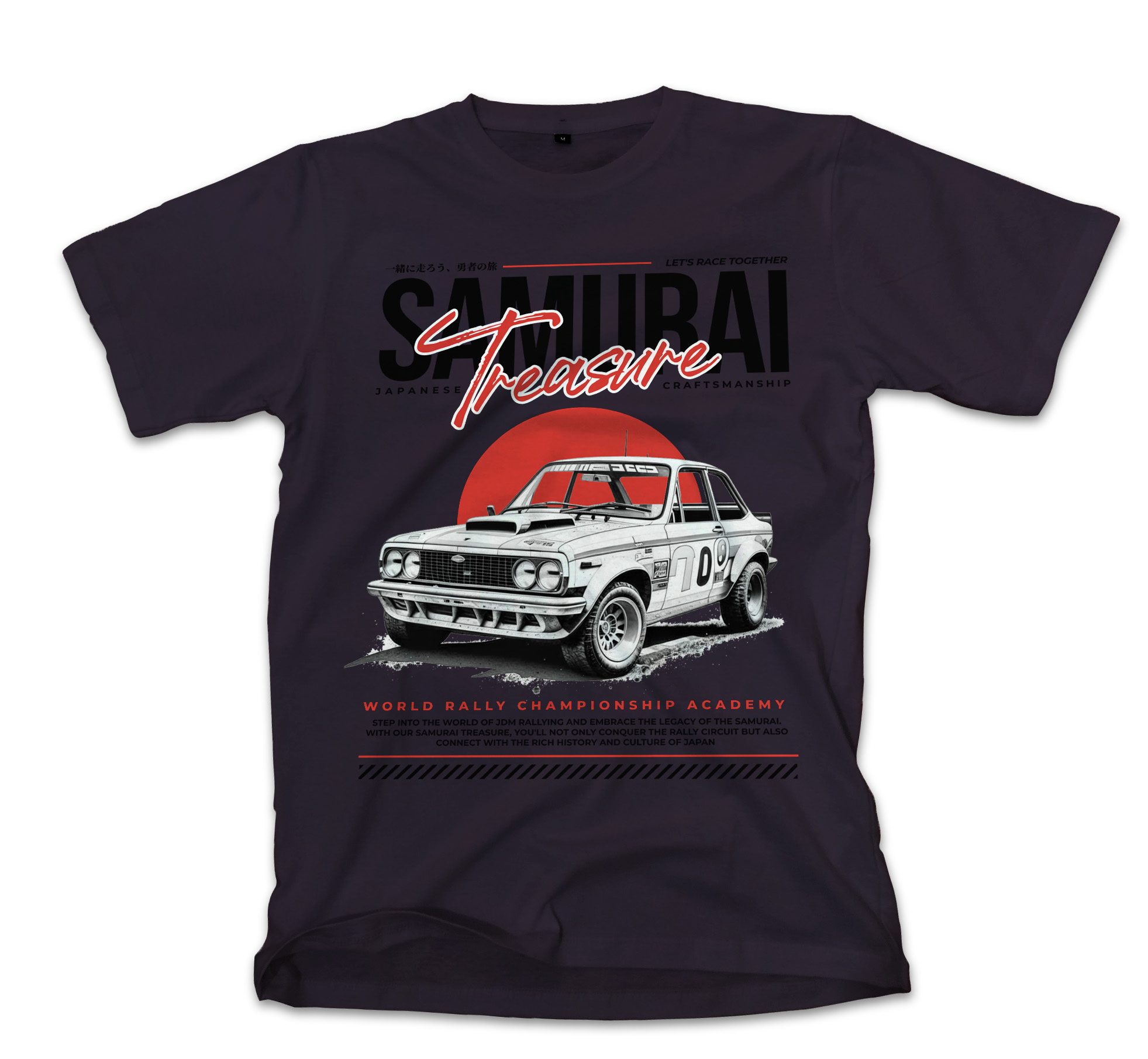T-Shirt Samurai Treasure Pop Culture Black