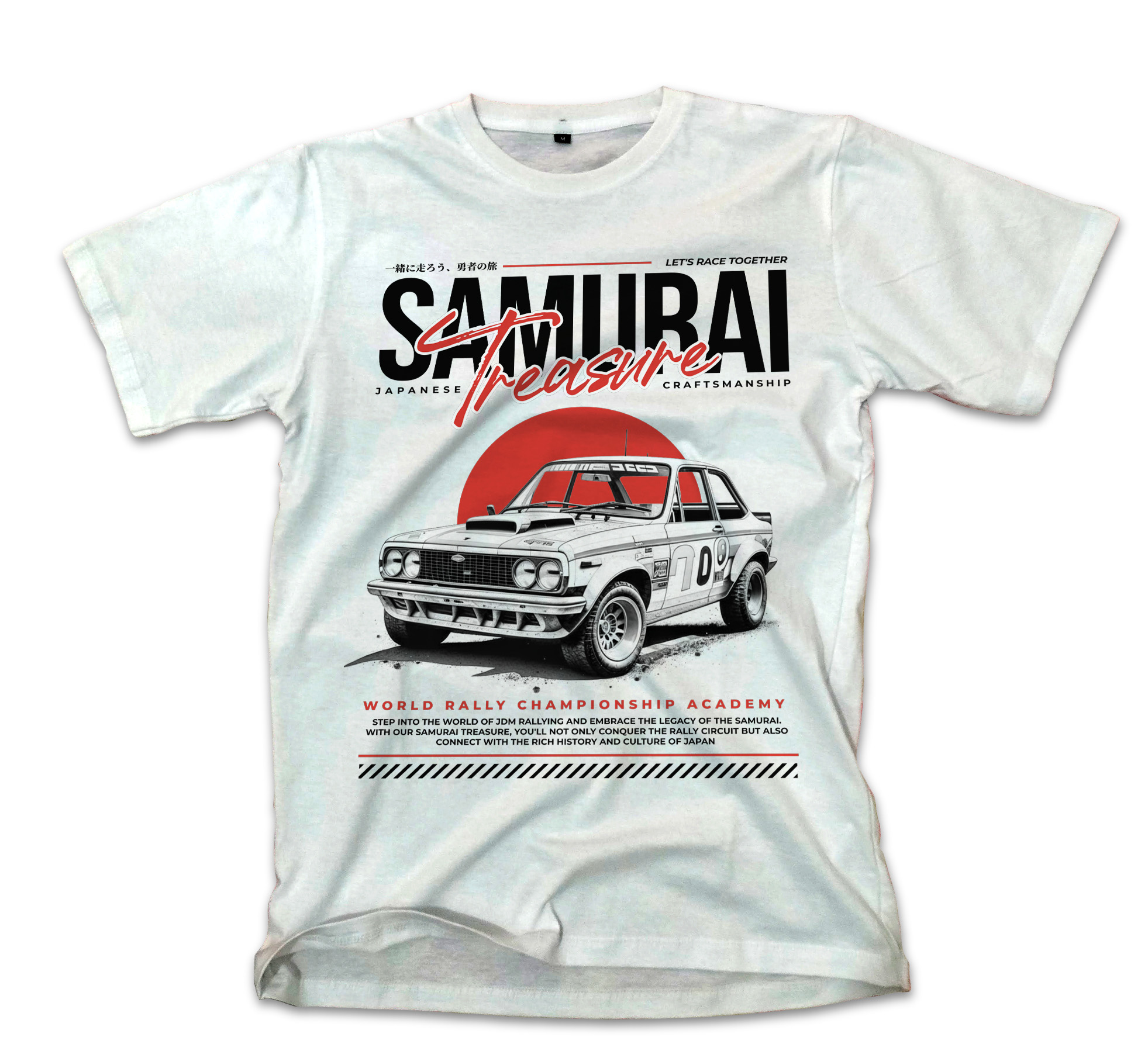 T-Shirt Samurai Treasure Pop Culture White
