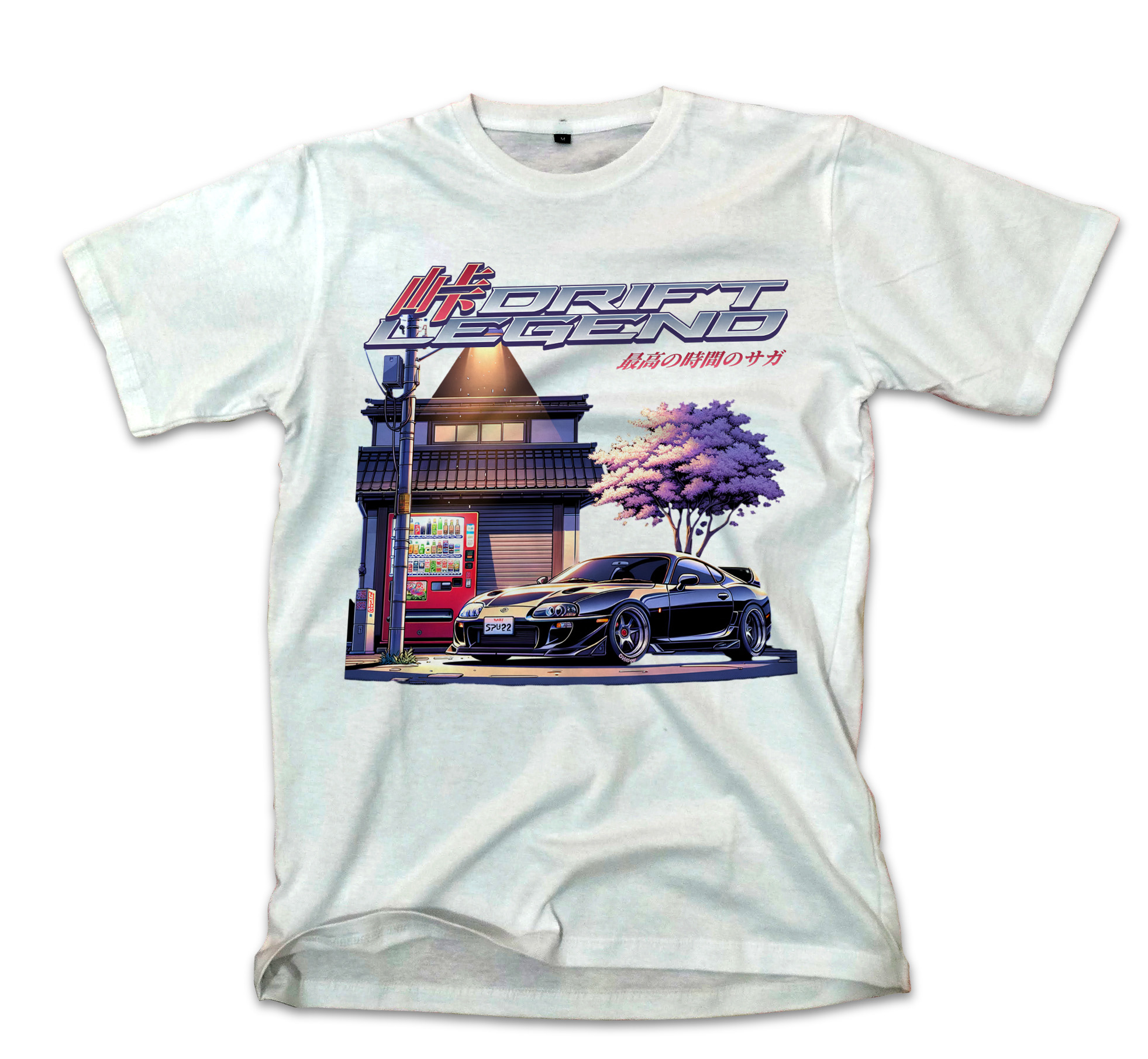 T-Shirt Drift Legend Pop Culture White