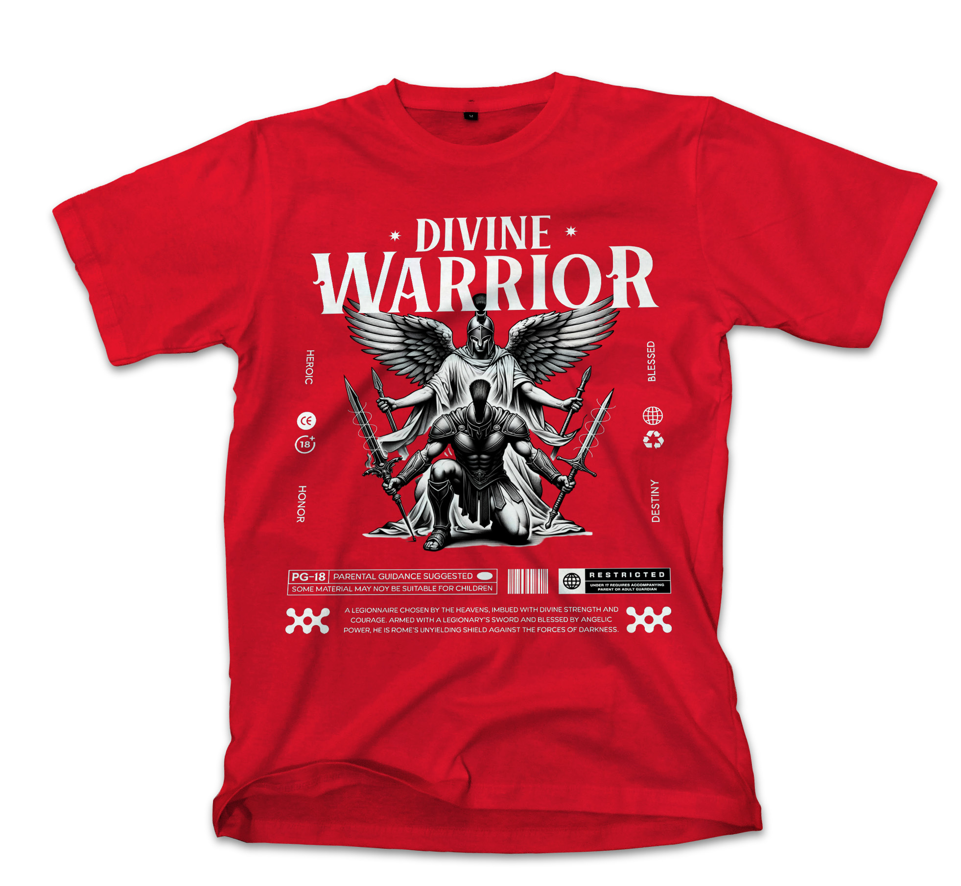 T-Shirt Legionnaire Chosen Streetwear Pop Culture Red