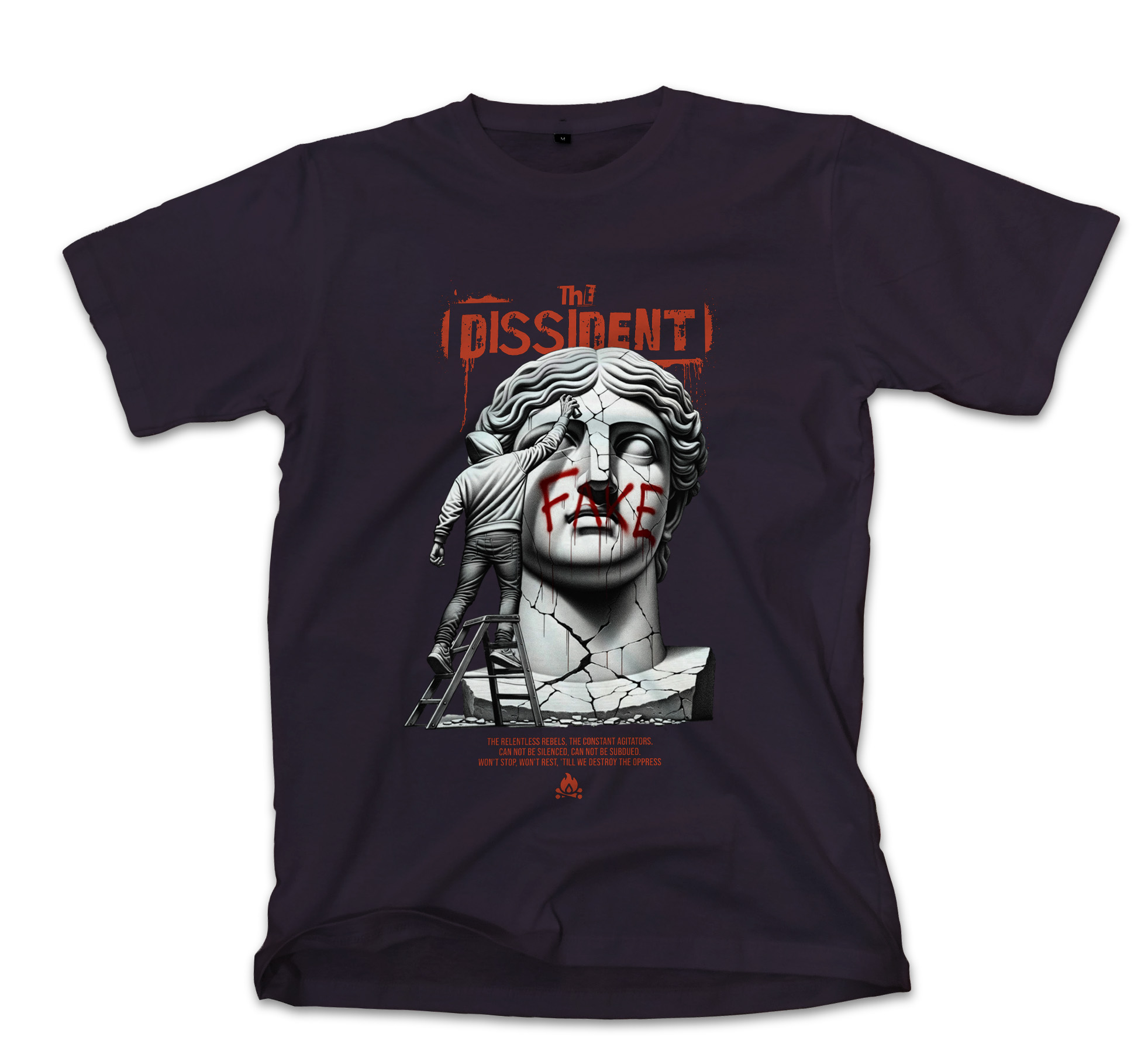T-Shirt The Dissident Pop Culture Black