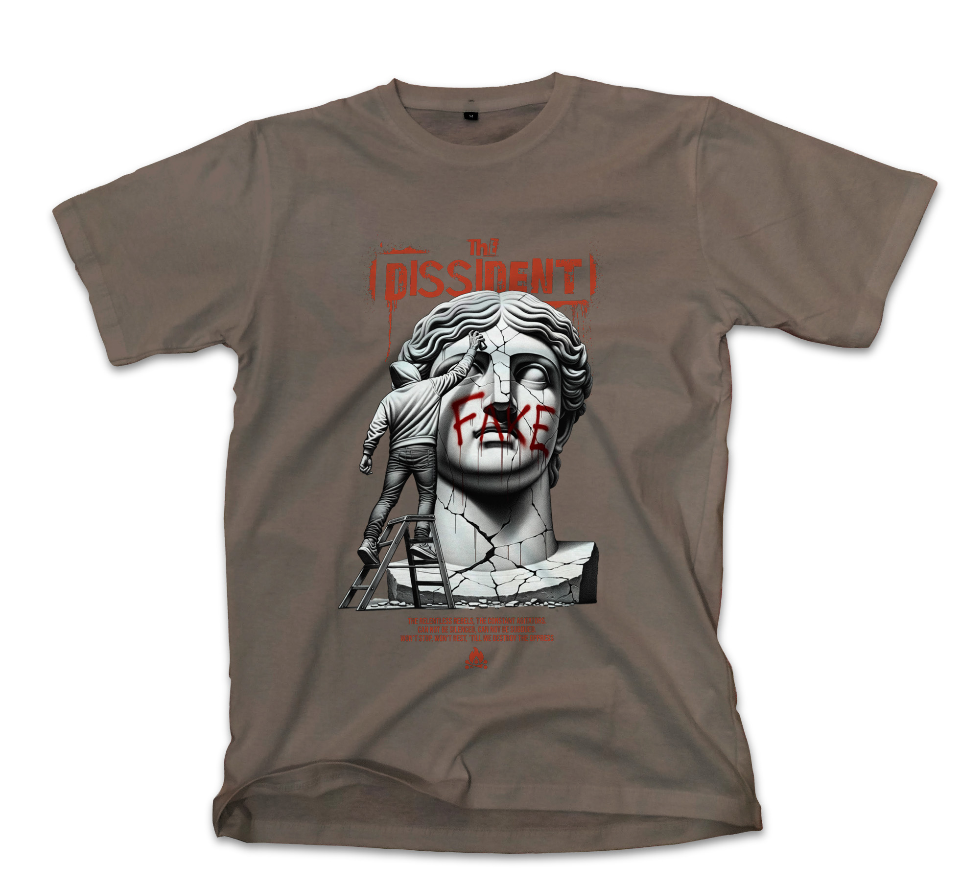 T-Shirt The Dissident Pop Culture Military Green