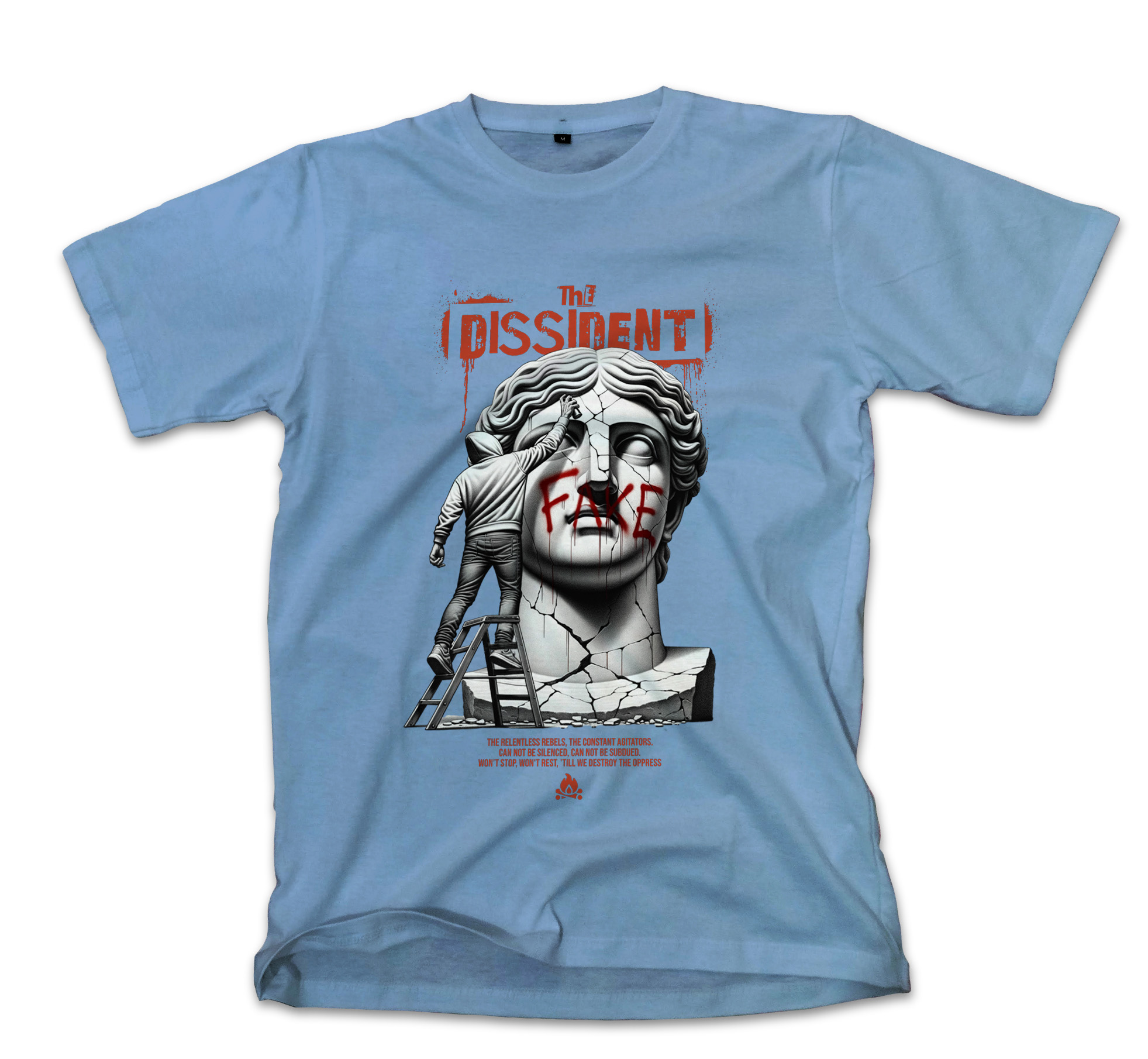 T-Shirt The Dissident Pop Culture Carolina Blue