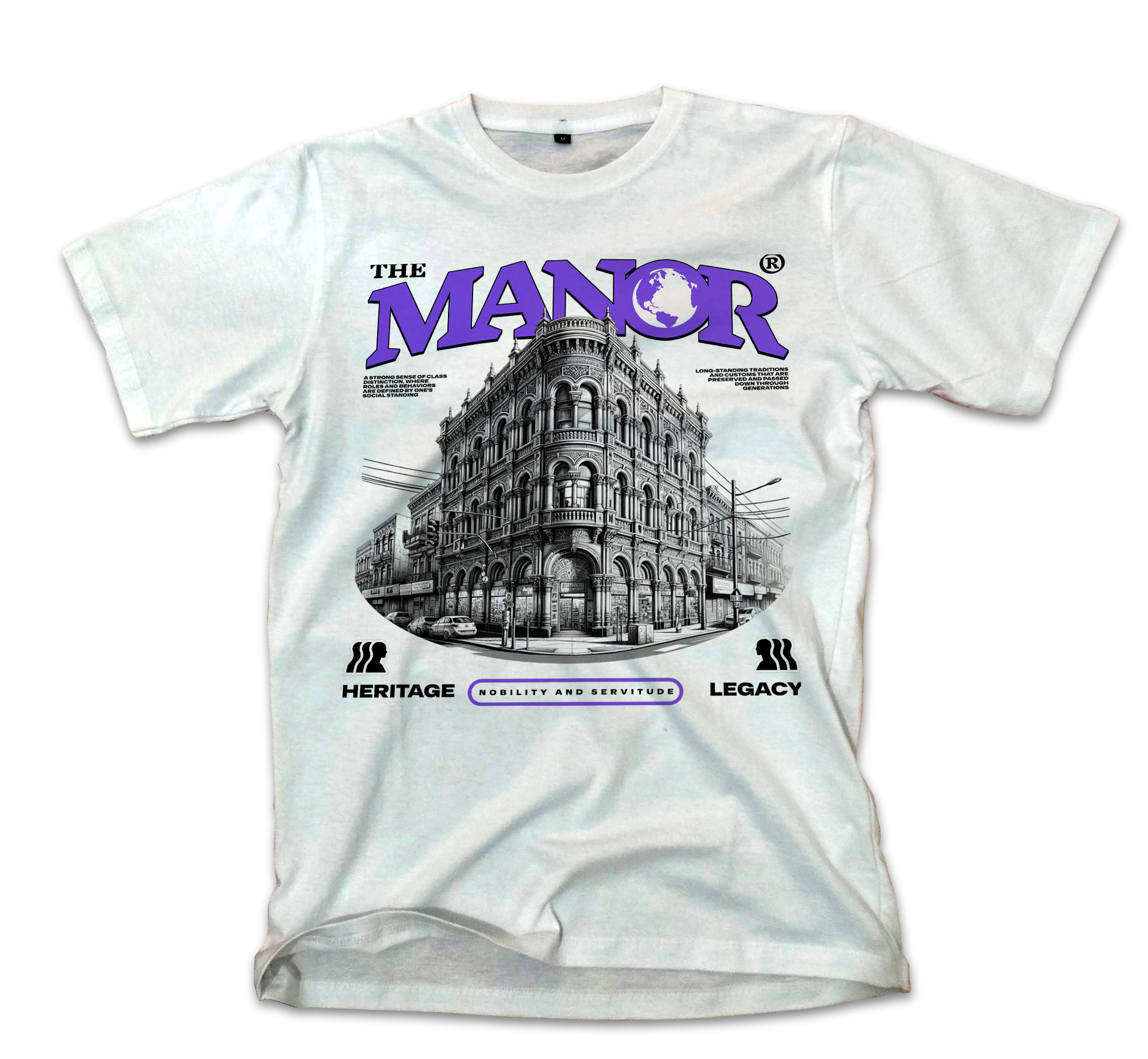 T-Shirt Vintage Graphic Pop Culture White