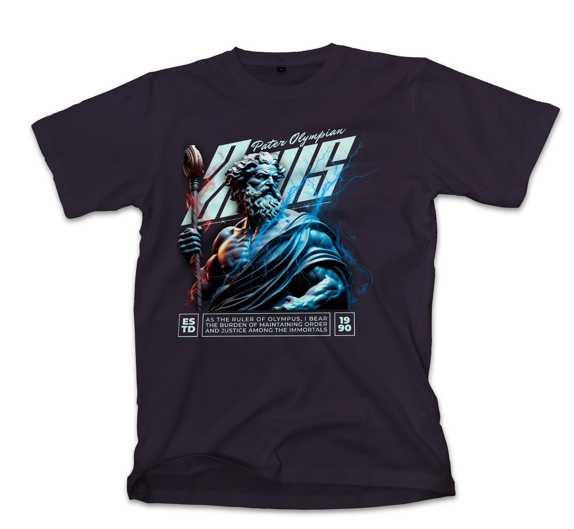 T-Shirt Zeus Pop Culture Black