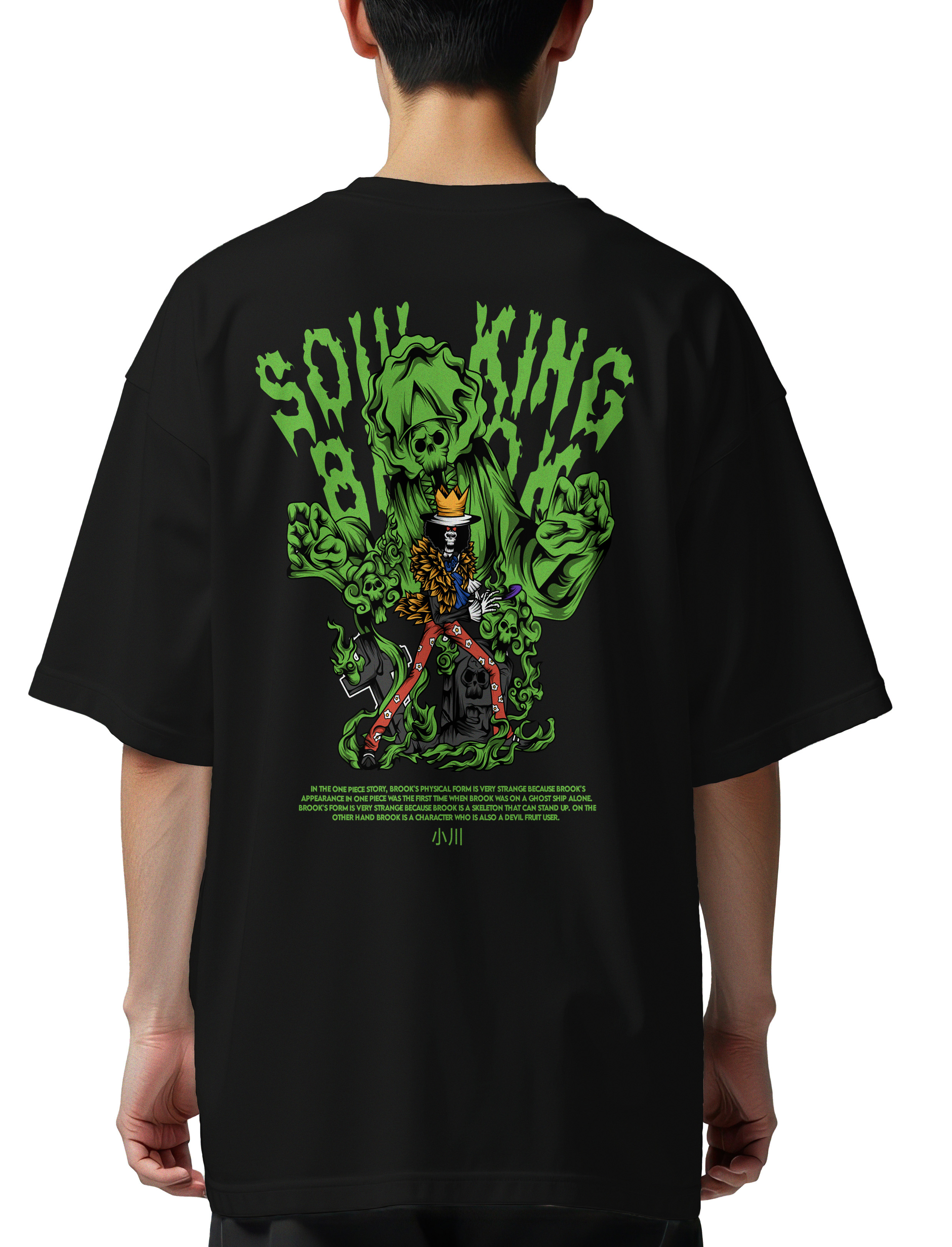 Oversized T-Shirt One Piece Brook Pop Culture Black
