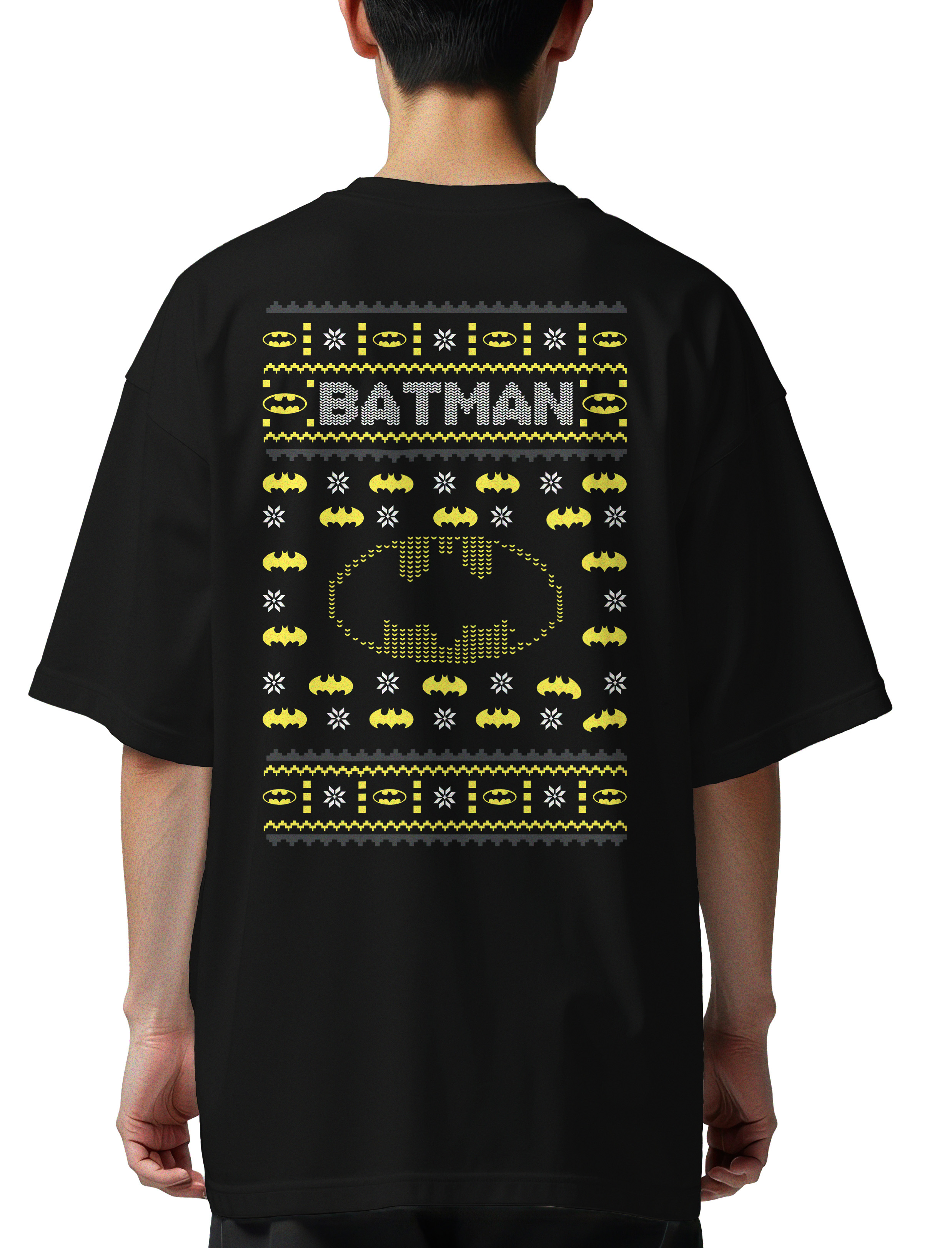 Oversized T-Shirt Batman Pop Culture Black