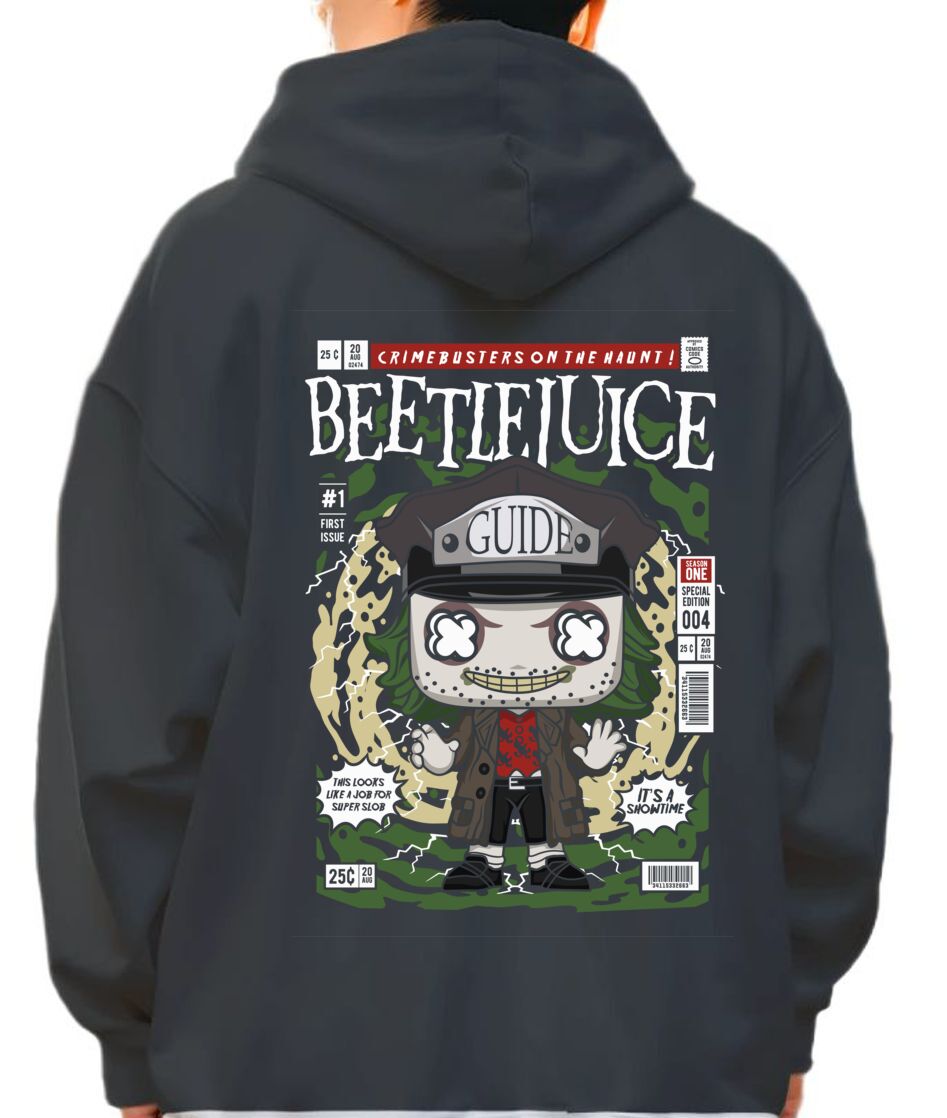 Hoodie Beetlejuice Pop Culture Black