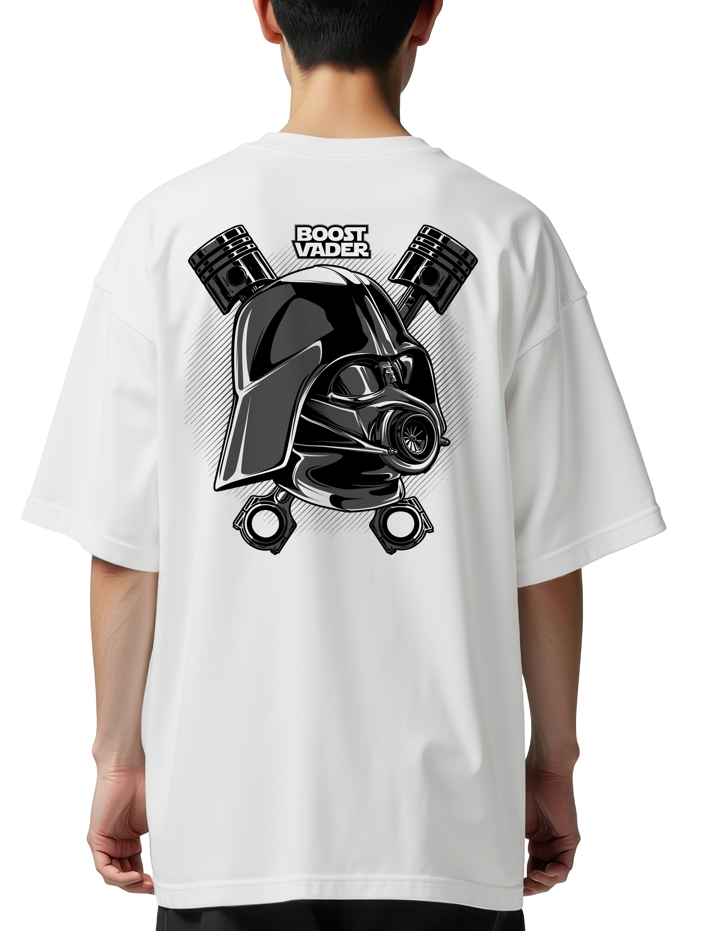 Oversized T-Shirt Boost Vader Pop Culture White