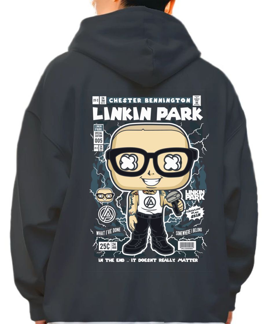 Hoodie Chester Bennington Pop Culture Black