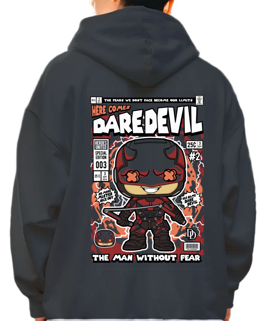 Hoodie Dare Devil Pop Culture Black