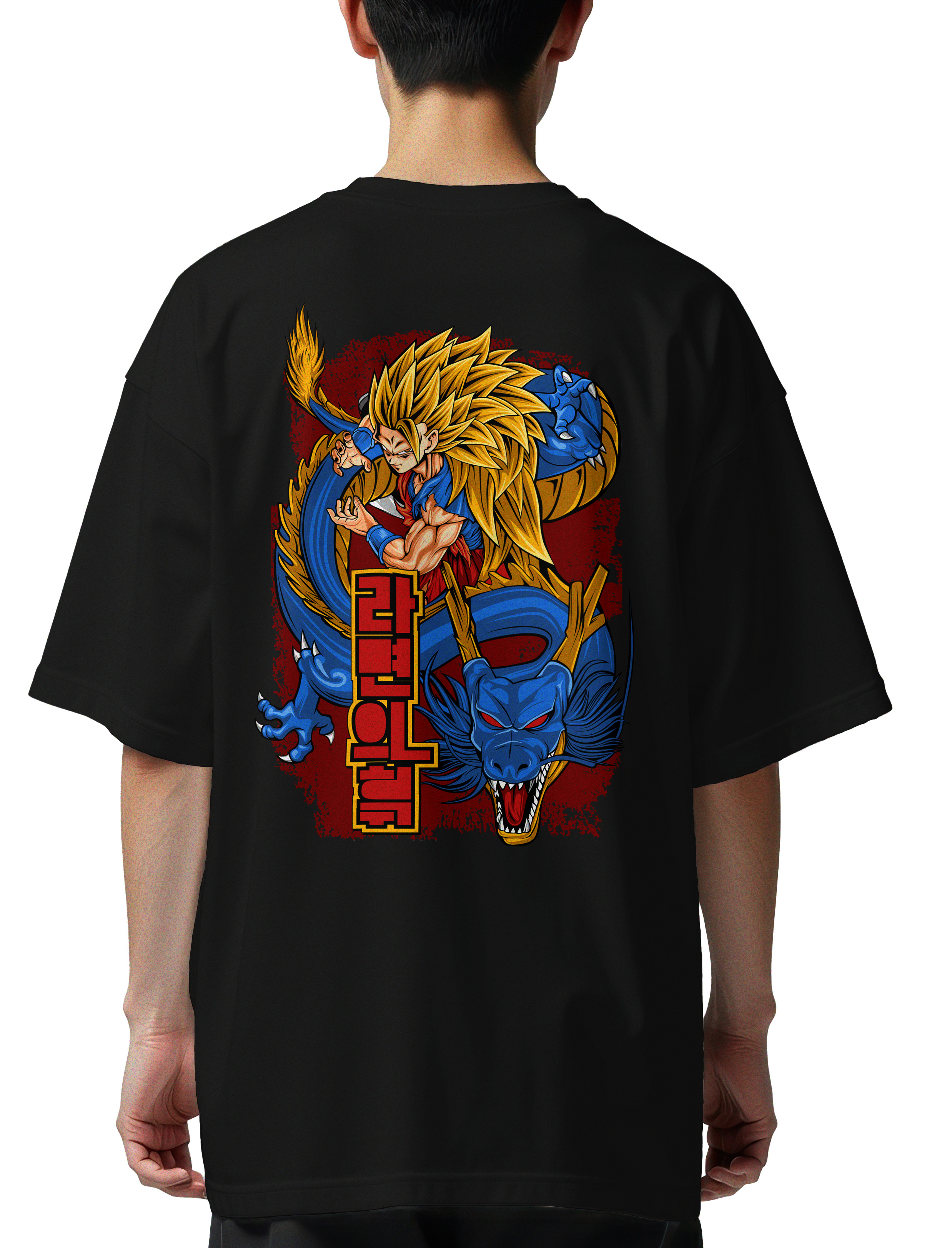 Oversized T-Shirt Dragon Ball Z Pop Culture Black