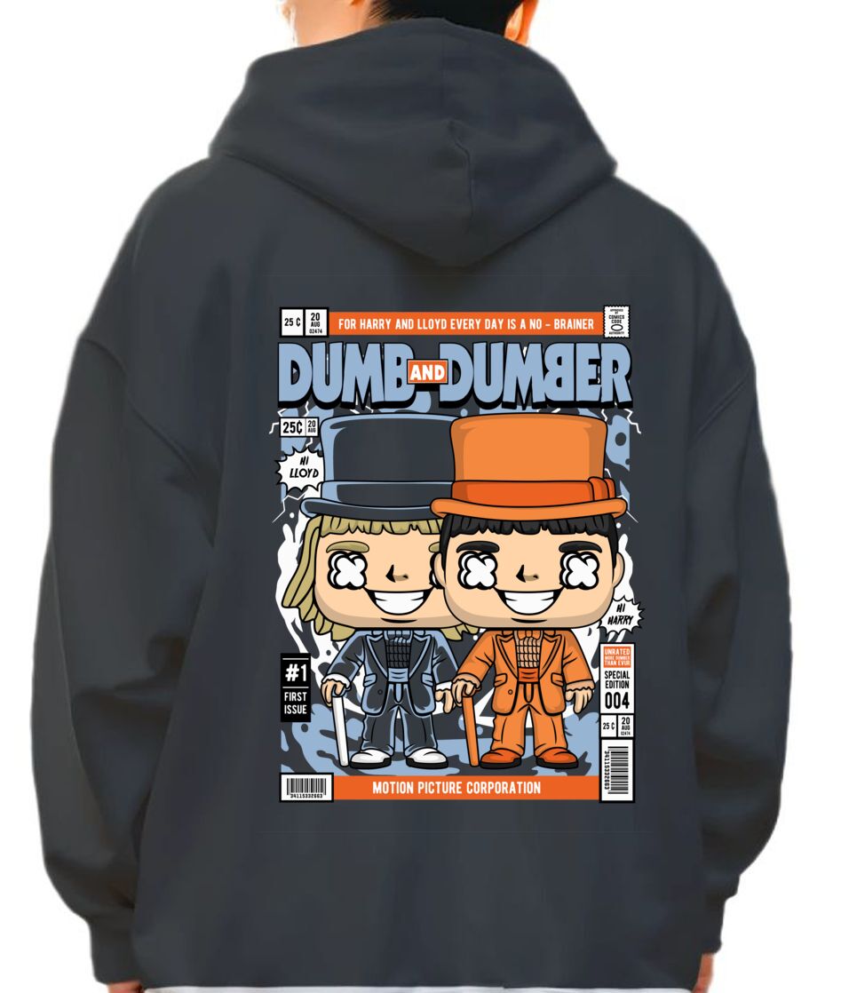 Hoodie Dumb And Dumber Pop Culture Black