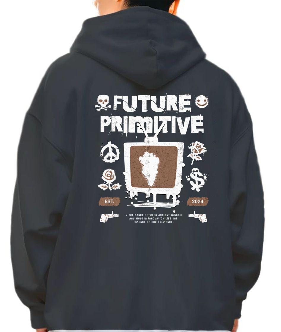 Hoodie Future Primitive Pop Culture Black