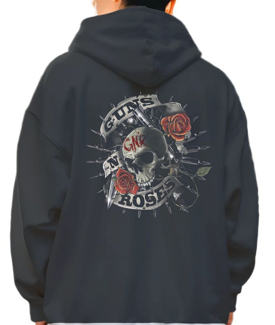 Hoodie Gnr Rock Avenue Black