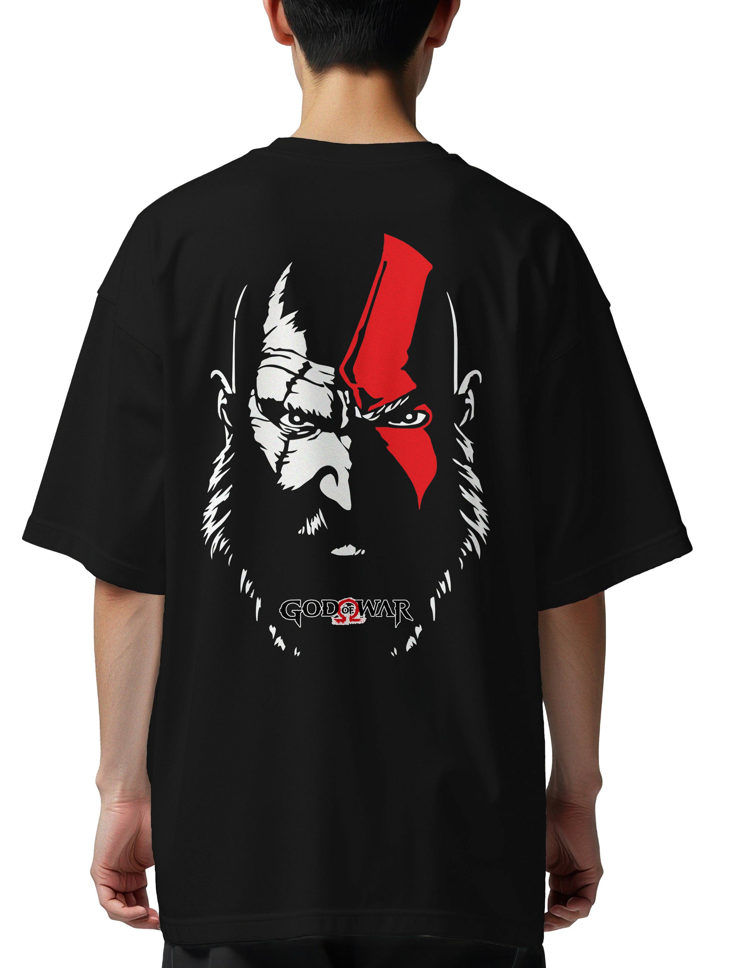 Oversized T-Shirt God Of War 2 Pop Culture Black