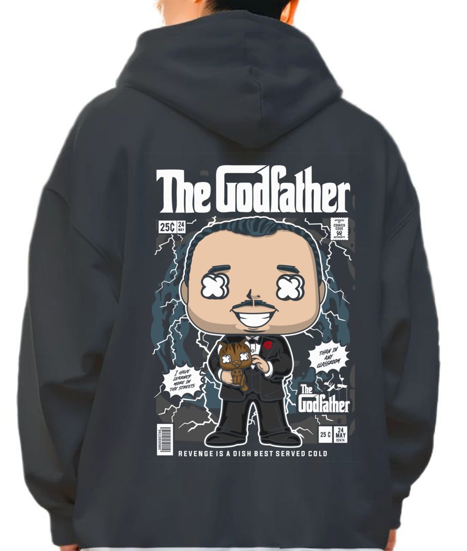 Hoodie Godfather Vito Corleone Pop Culture Black