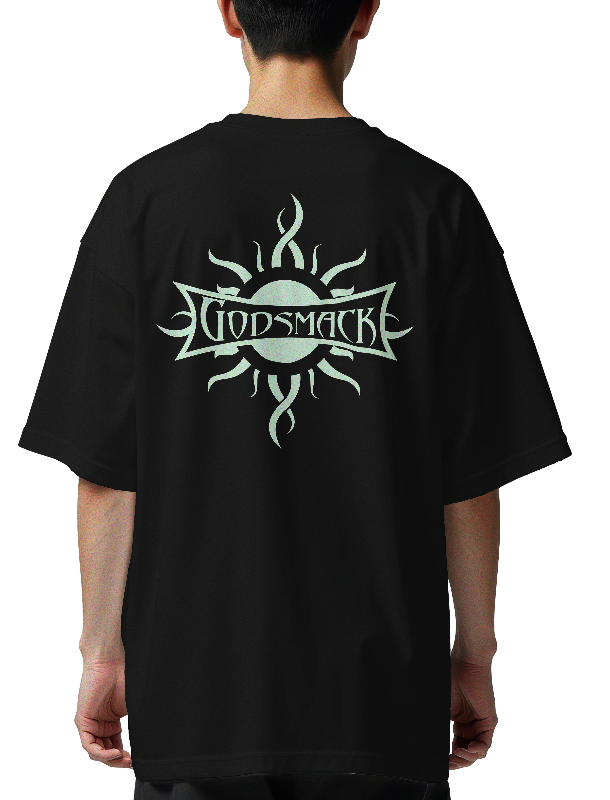 Oversized T-Shirt Godsmack Rock Avenue Black