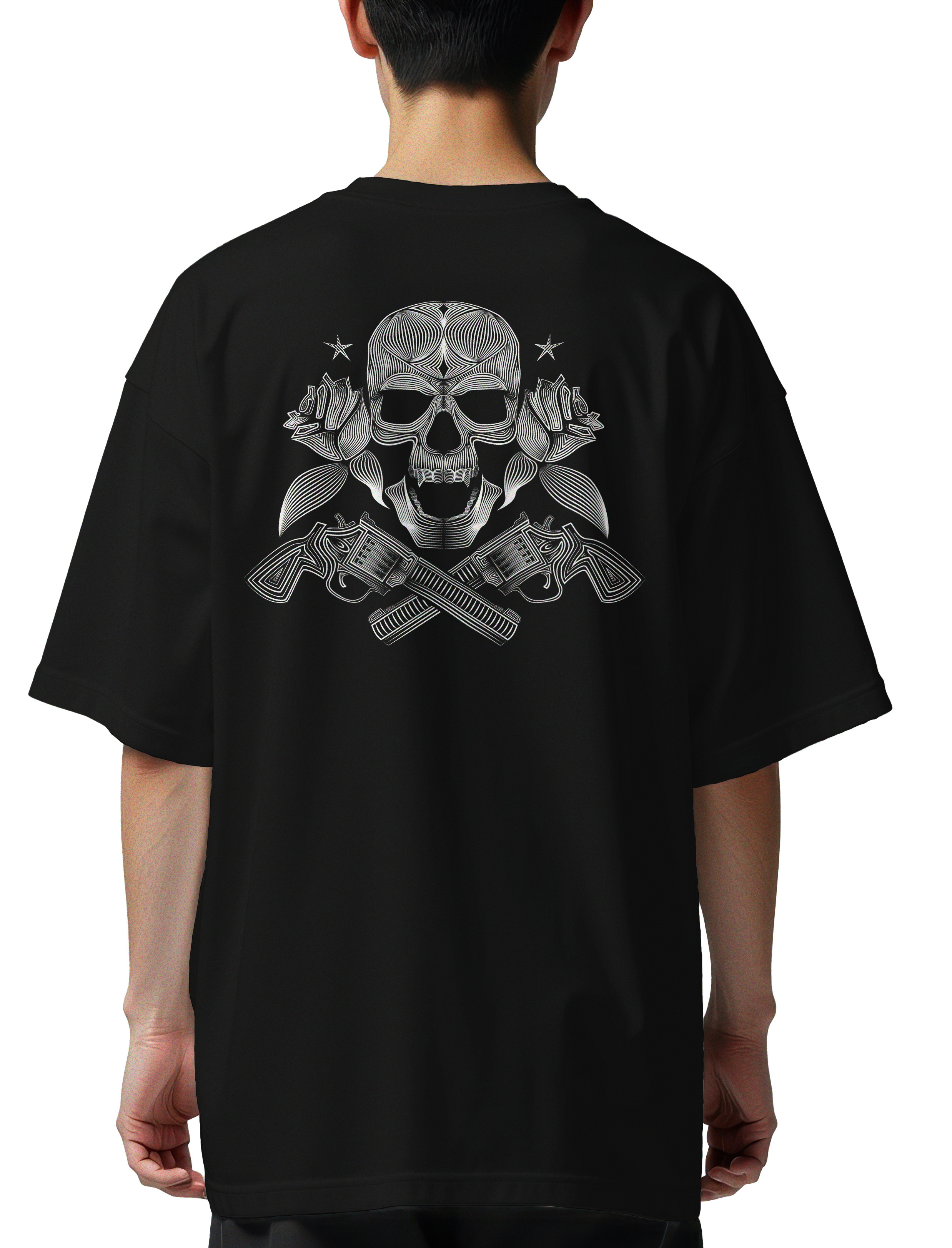 Oversized T-Shirt Guns N Roses Rock Avenue Black