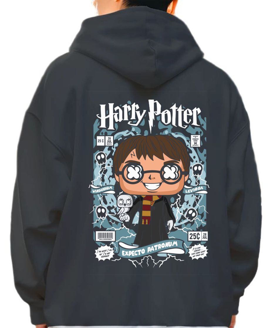 Hoodie Harry Potter Pop Culture Black