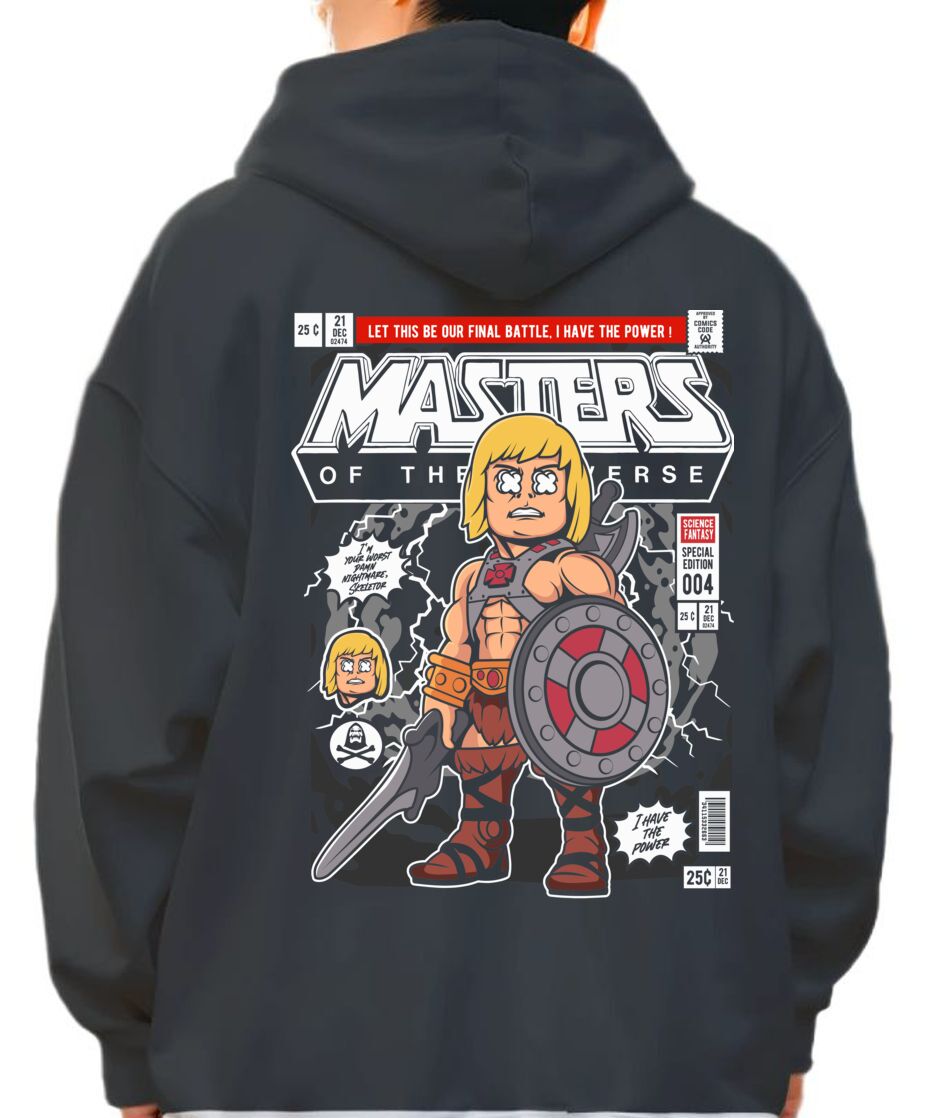 Hoodie Heman Pop Culture Black