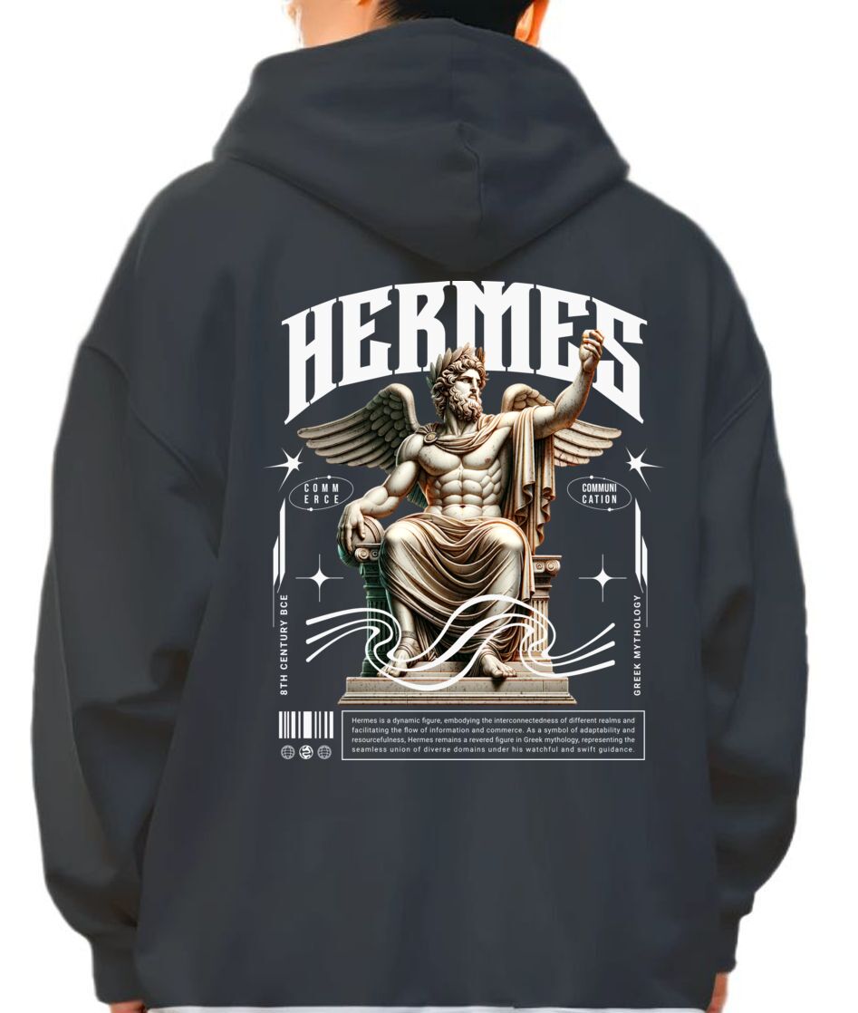 Hoodie Hermes Pop Culture Black